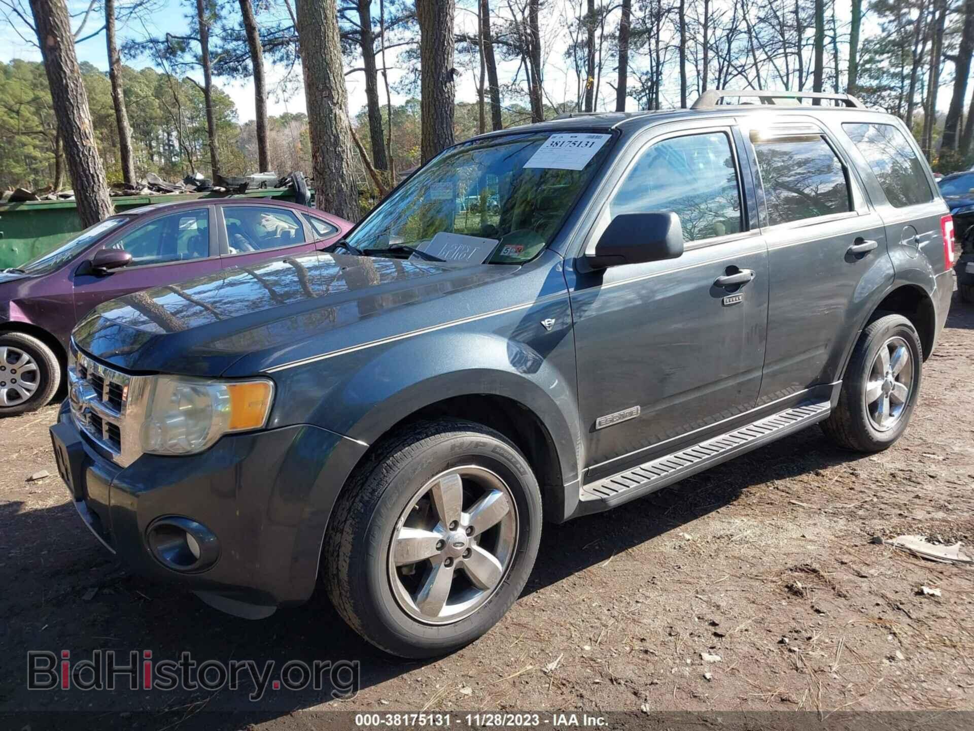 2008 FORD ESCAPE - VIN: 1FMCU03168KC01614 - Фото 2