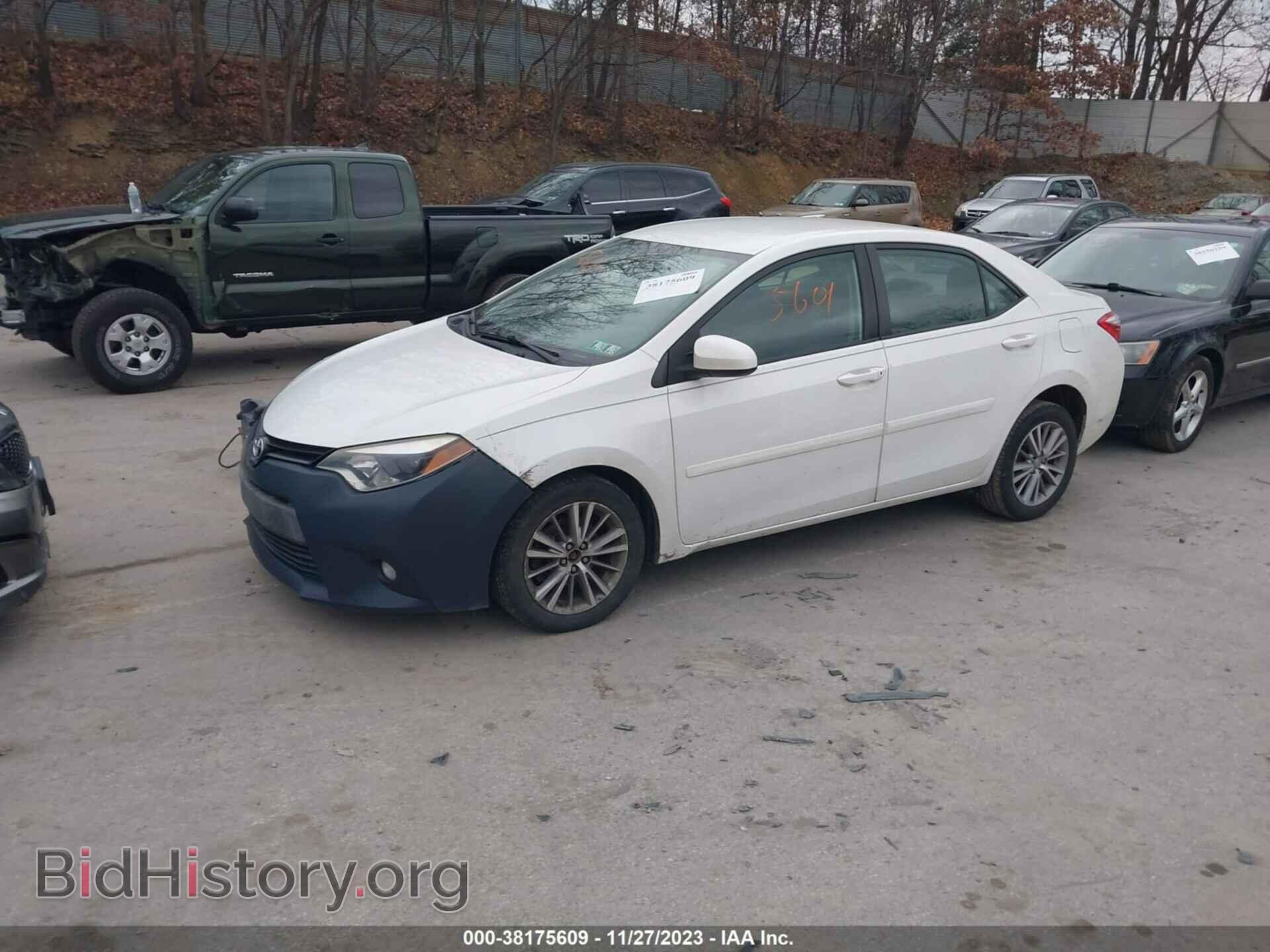 2014 TOYOTA COROLLA - VIN: 2T1BURHE7EC096000 - Фото 2