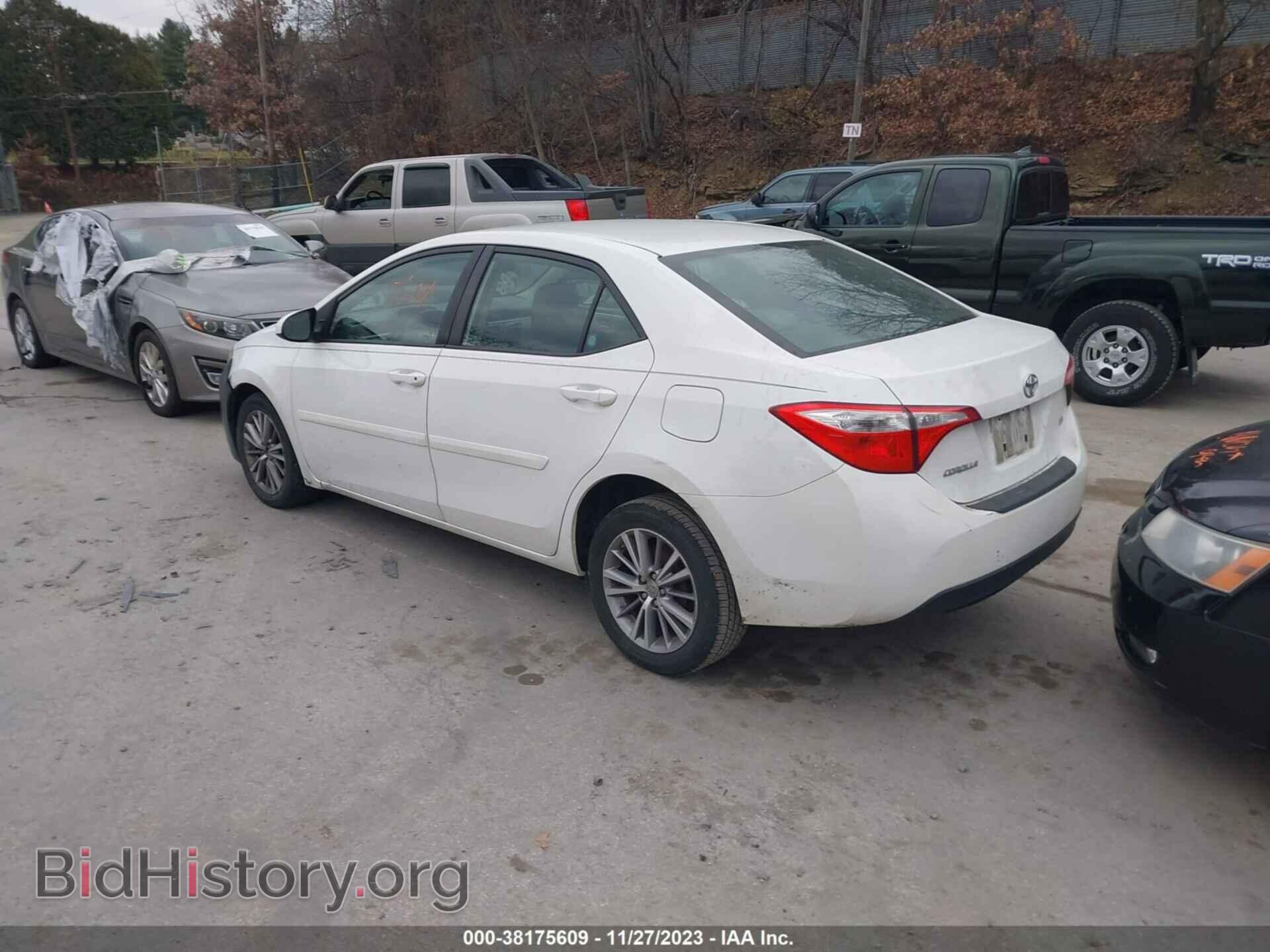 2014 TOYOTA COROLLA - VIN: 2T1BURHE7EC096000 - Фото 3