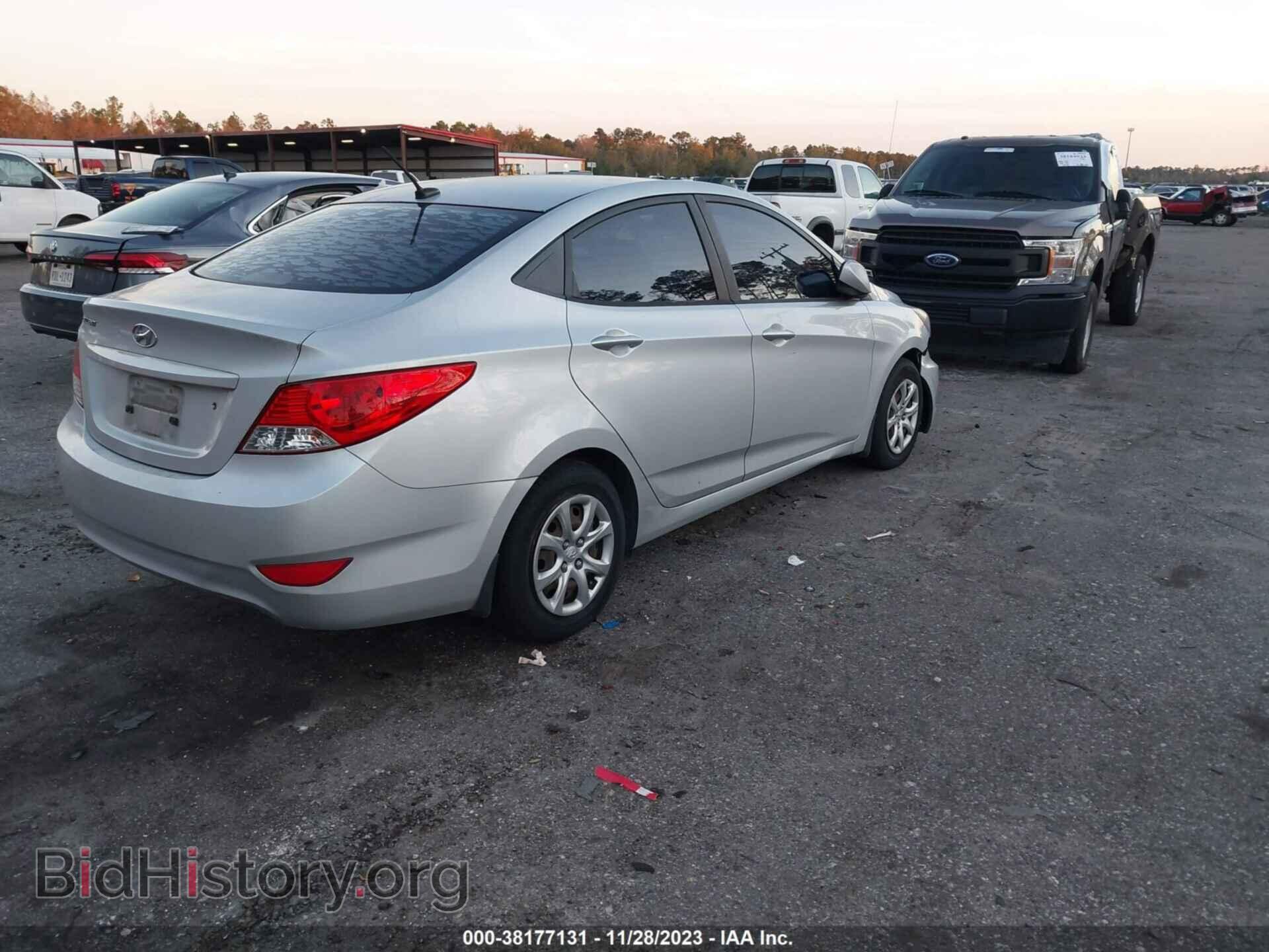 2013 HYUNDAI ACCENT - VIN: KMHCT4AE3DU305122 - Фото 4