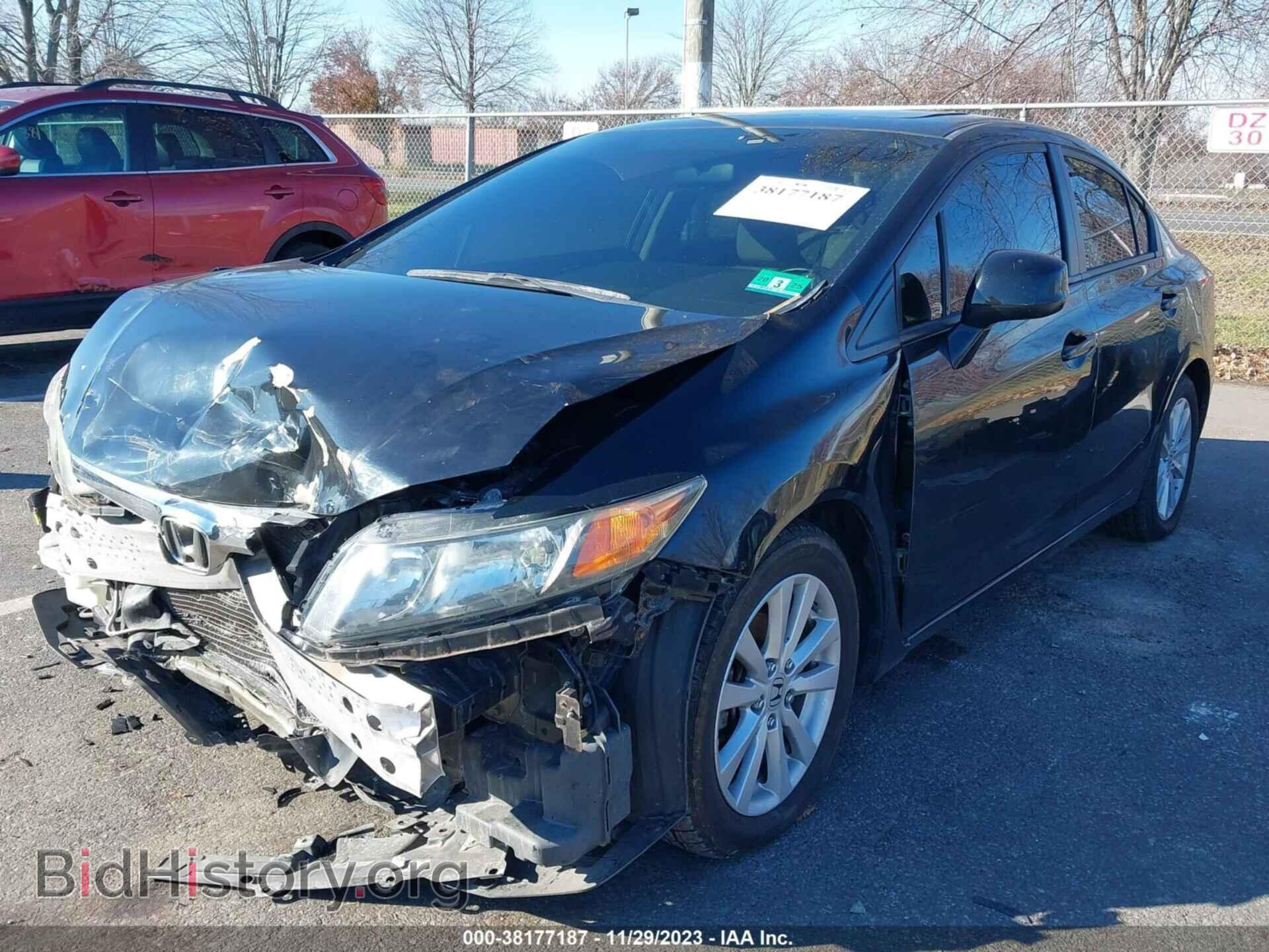 2012 HONDA CIVIC - VIN: 2HGFB2F89CH584090 - Фото 2