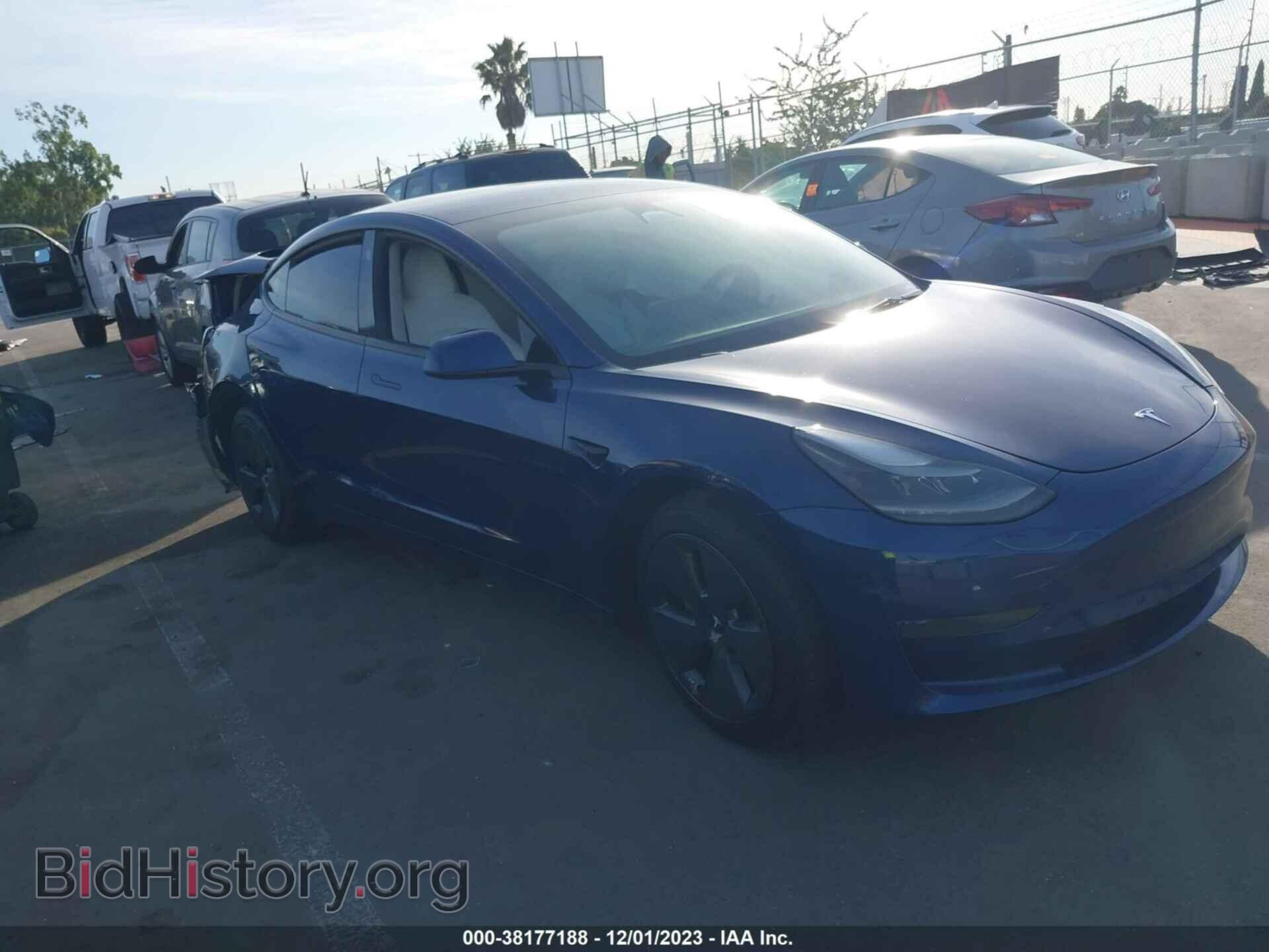 Photo 5YJ3E1EA6NF356290 - TESLA MODEL 3 2022