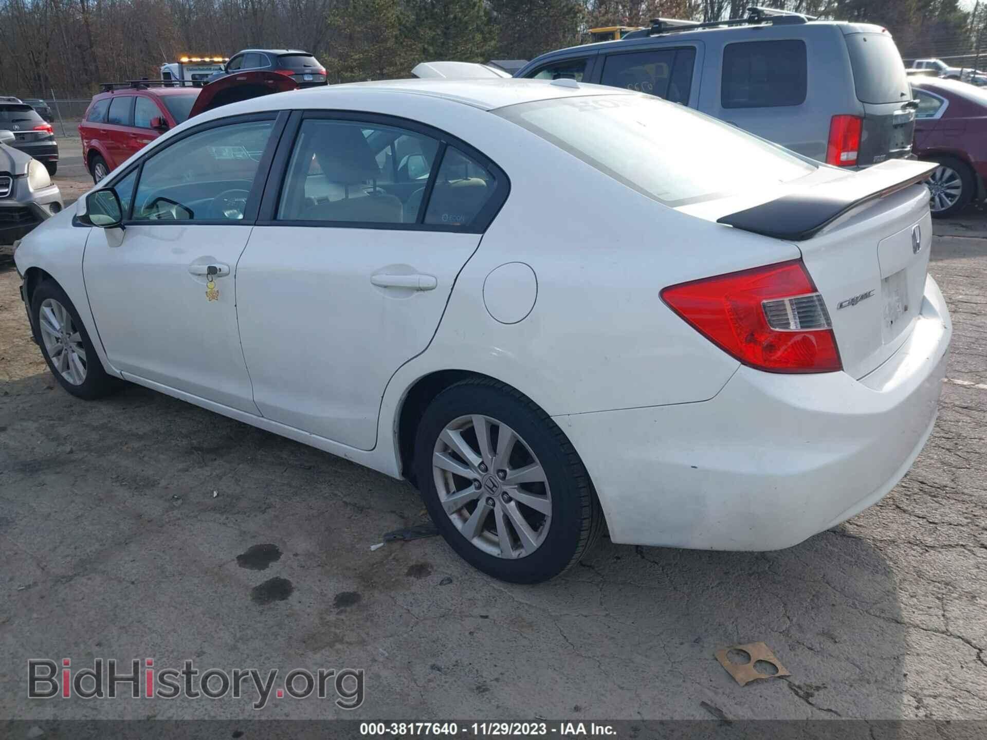 2012 HONDA CIVIC - VIN: 2HGFB2F80CH308364 - Photo 3