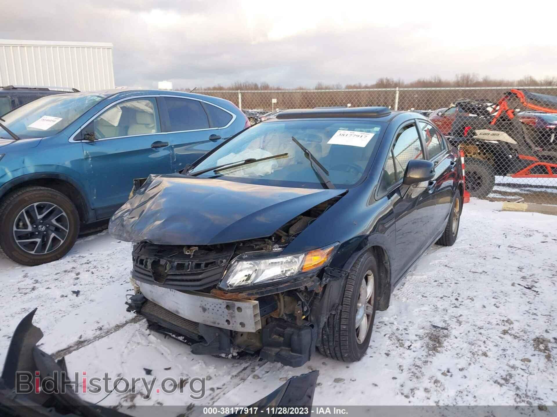 2012 HONDA CIVIC - VIN: 2HGFB2F83CH310528 - Фото 2
