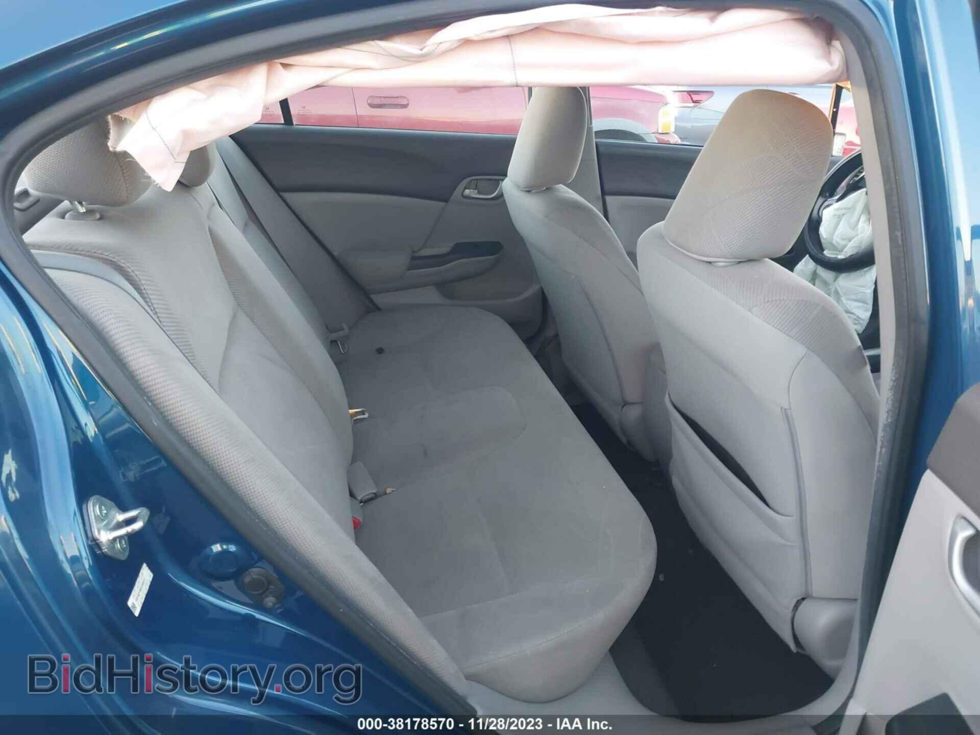 2012 HONDA CIVIC - VIN: 19XFB2F58CE354511 - Фото 8