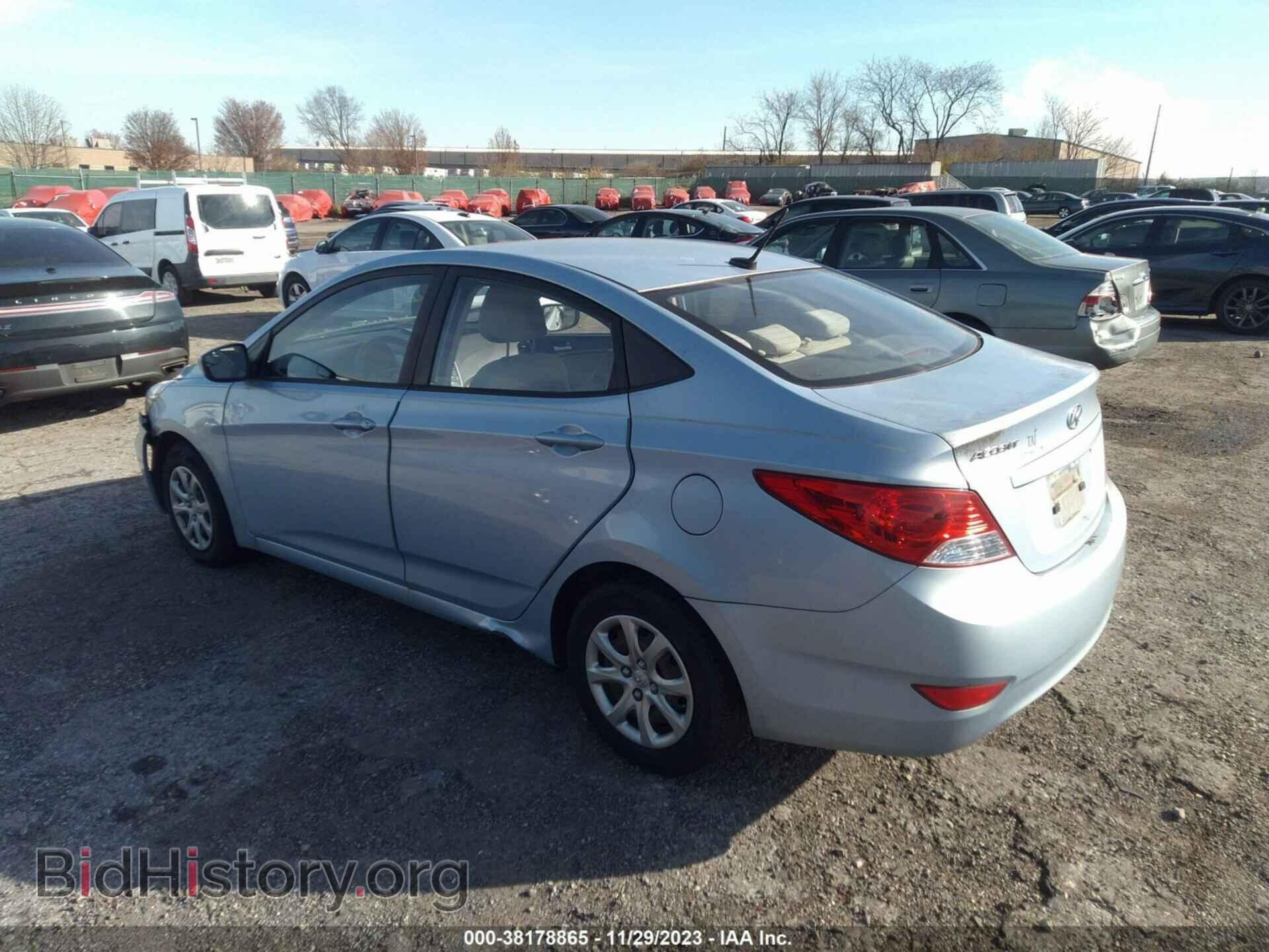 2014 HYUNDAI ACCENT - VIN: KMHCT4AE4EU703540 - Фото 3