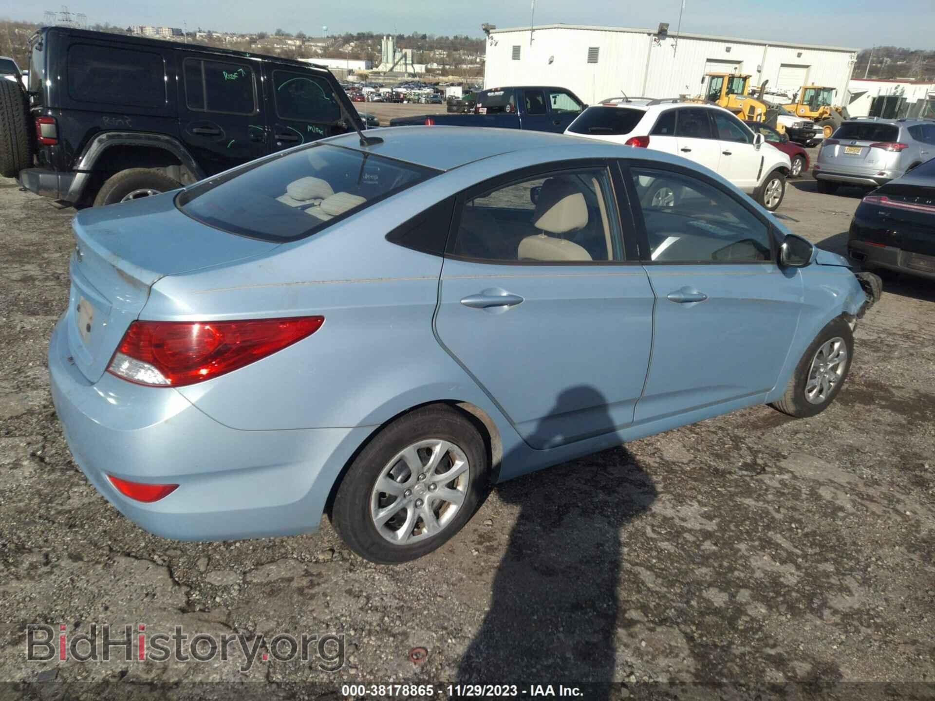 2014 HYUNDAI ACCENT - VIN: KMHCT4AE4EU703540 - Фото 4