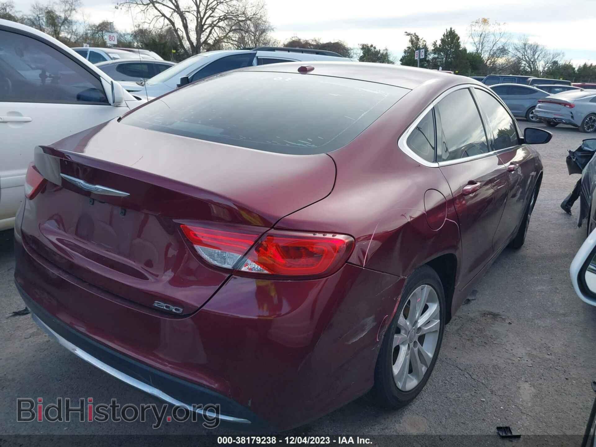 2015 CHRYSLER 200 - VIN: 1C3CCCAB8FN753765 - Фото 4