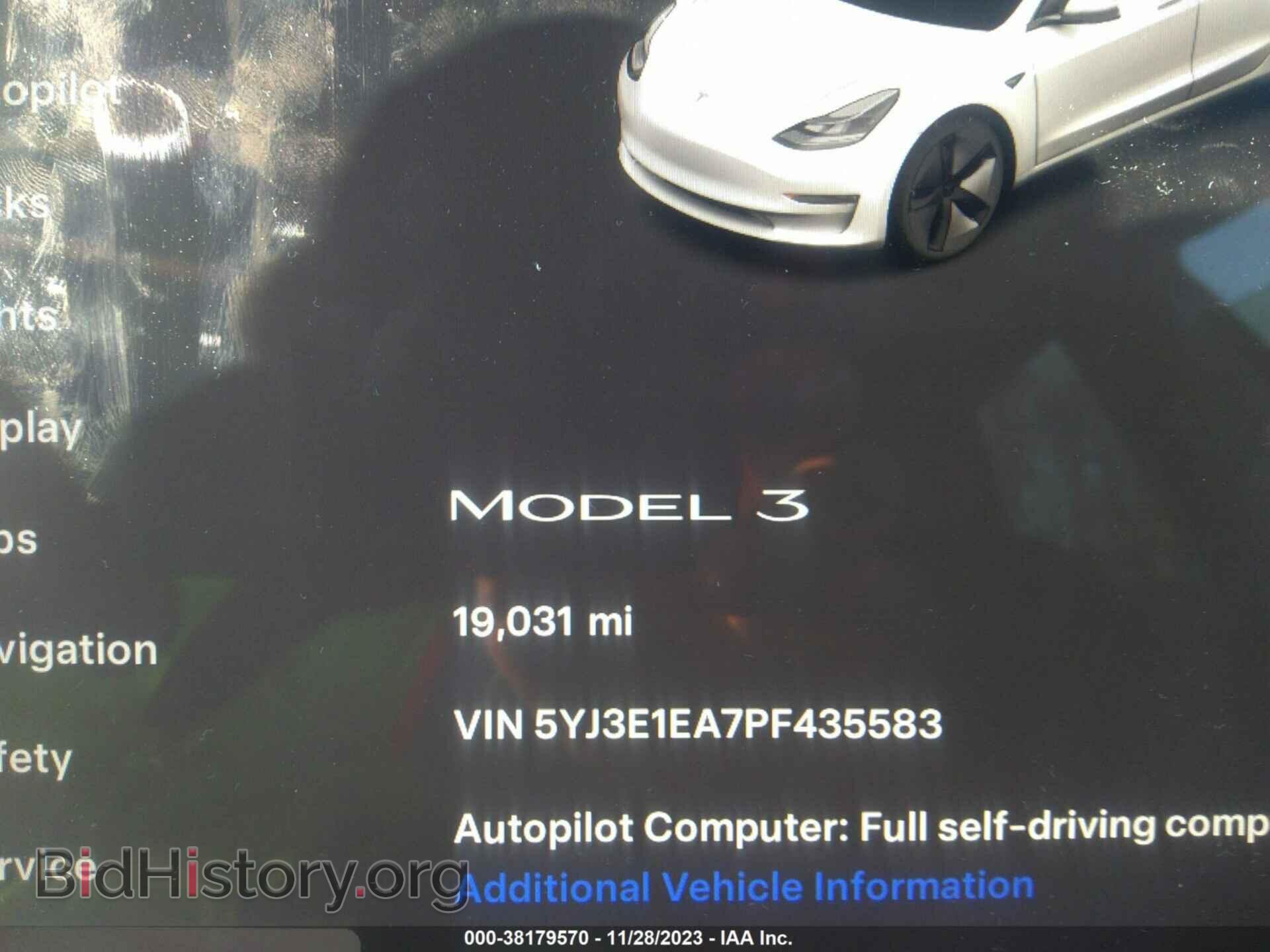 2023 TESLA MODEL 3 - VIN: 5YJ3E1EA7PF435583 - Фото 15