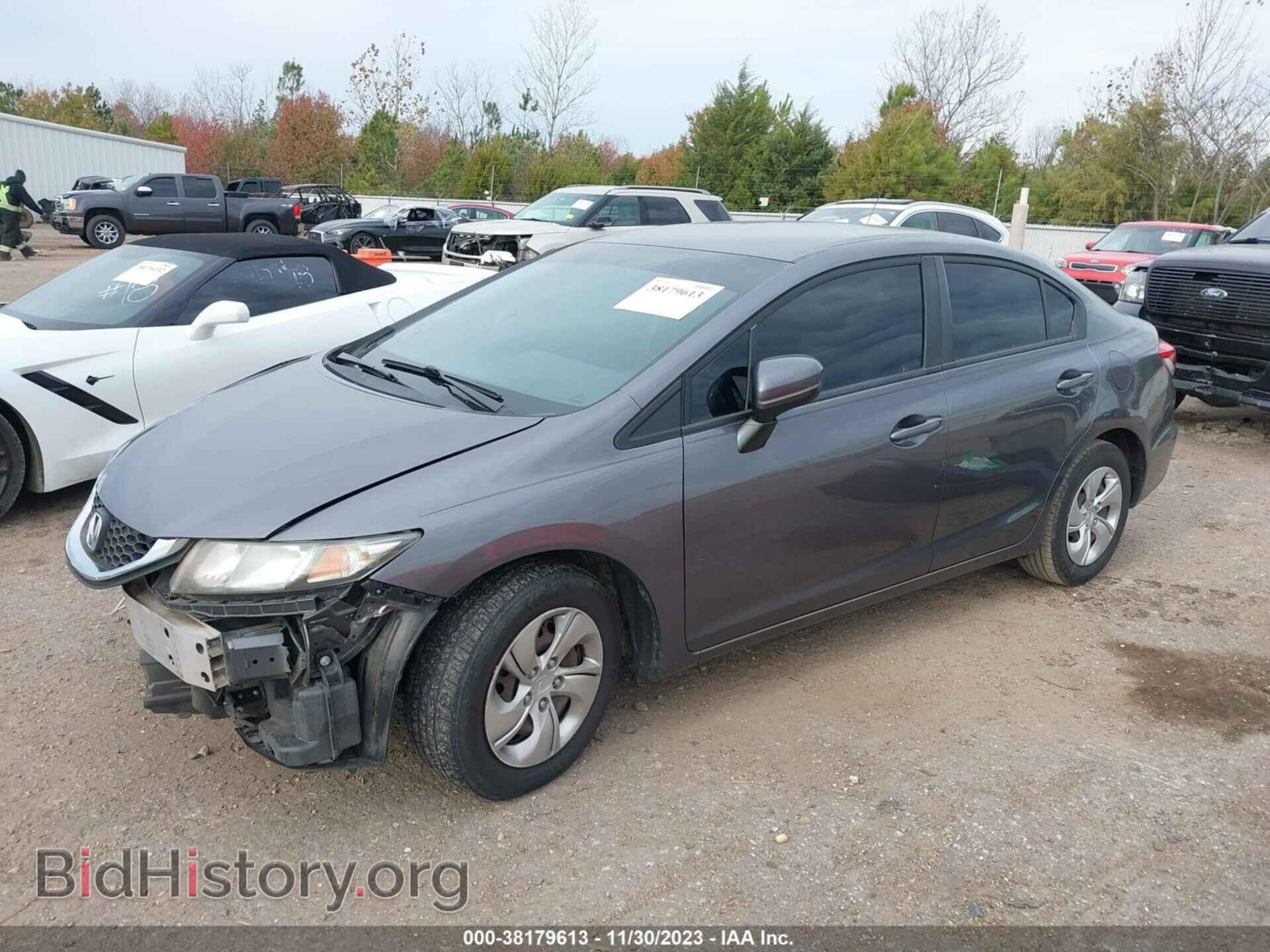 2014 HONDA CIVIC - VIN: 19XFB2F56EE079532 - Фото 2