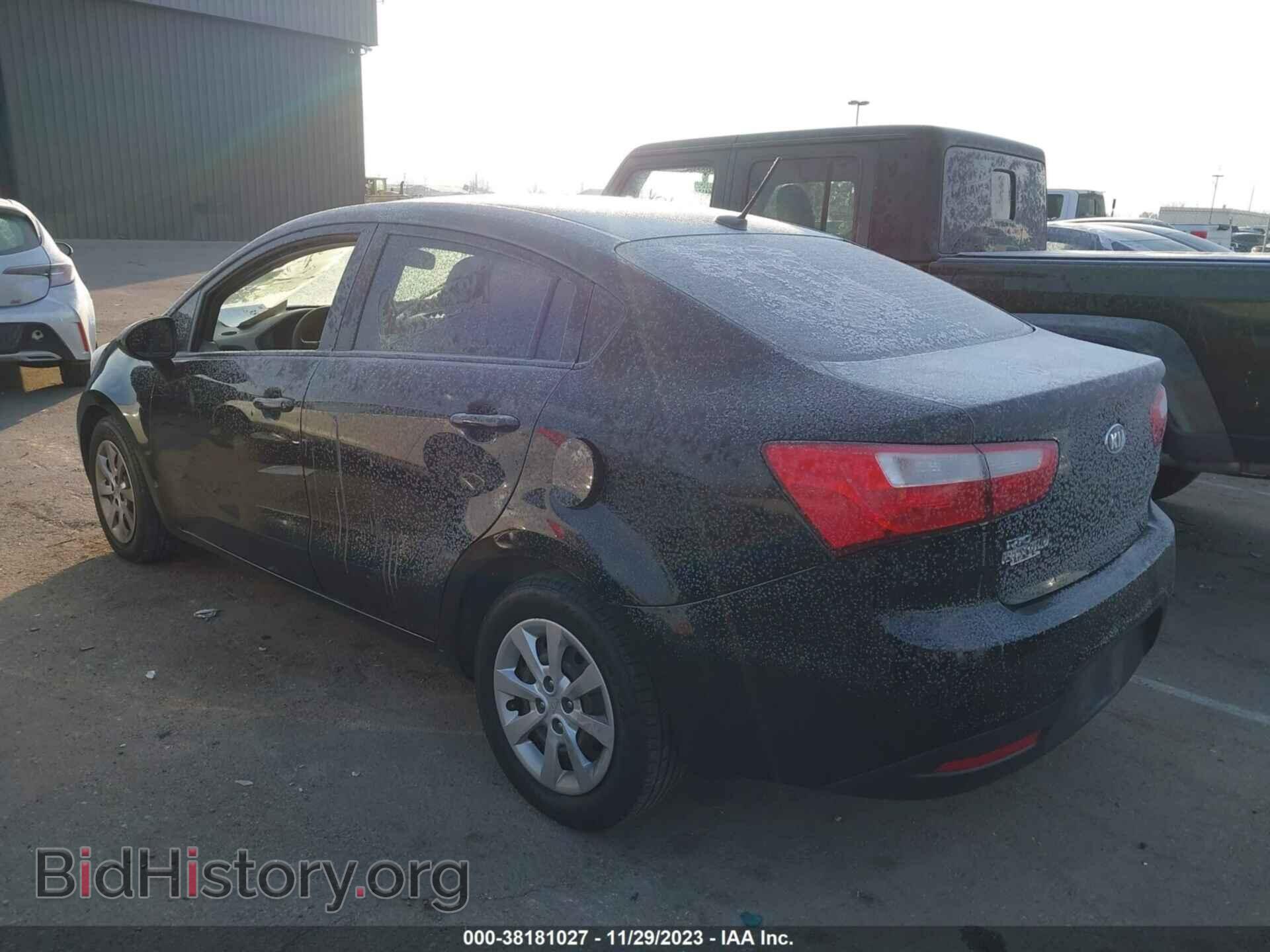 2013 KIA RIO - VIN: KNADM4A32D6224151 - Фото 3