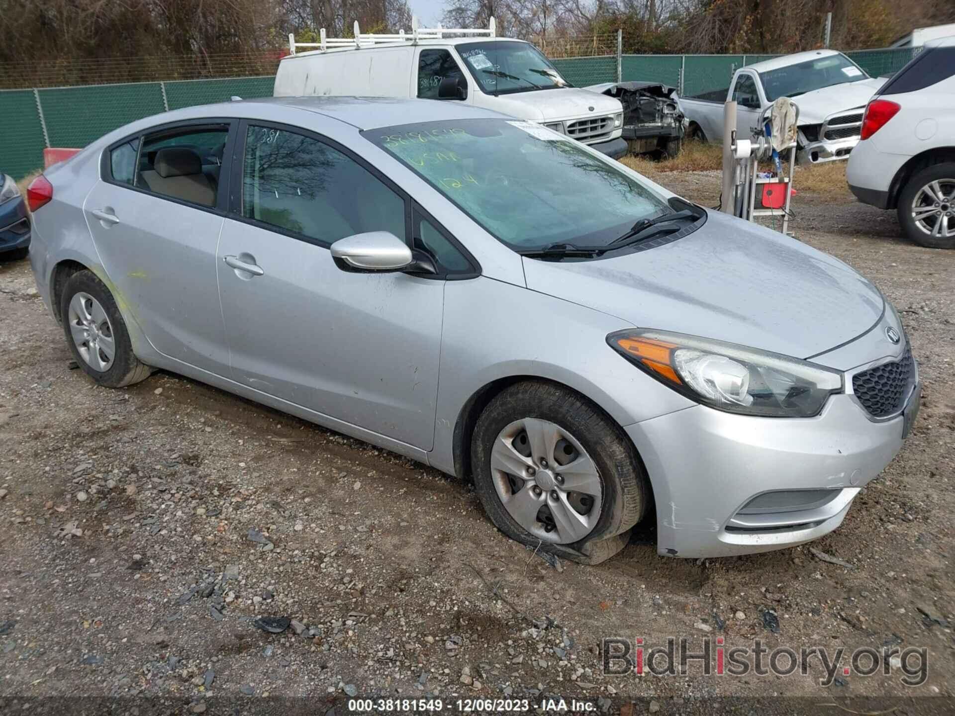 Photo KNAFK4A67F5418501 - KIA FORTE 2015