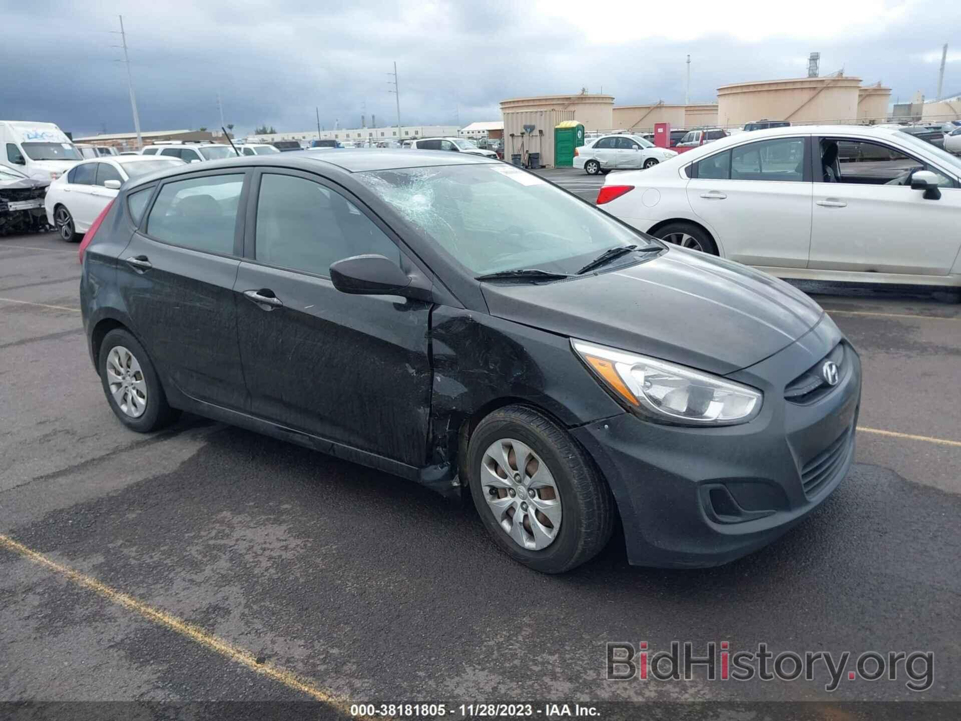 Photo KMHCT5AE9GU251674 - HYUNDAI ACCENT 2016