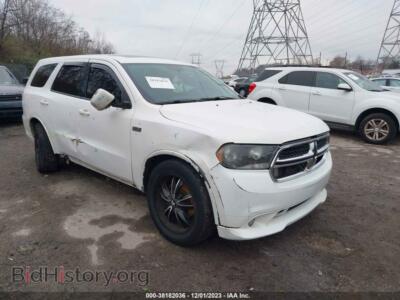 2011 Dodge DURANGO R/T, белый — VIN 1D4SE6GT4BC683273, IAAI