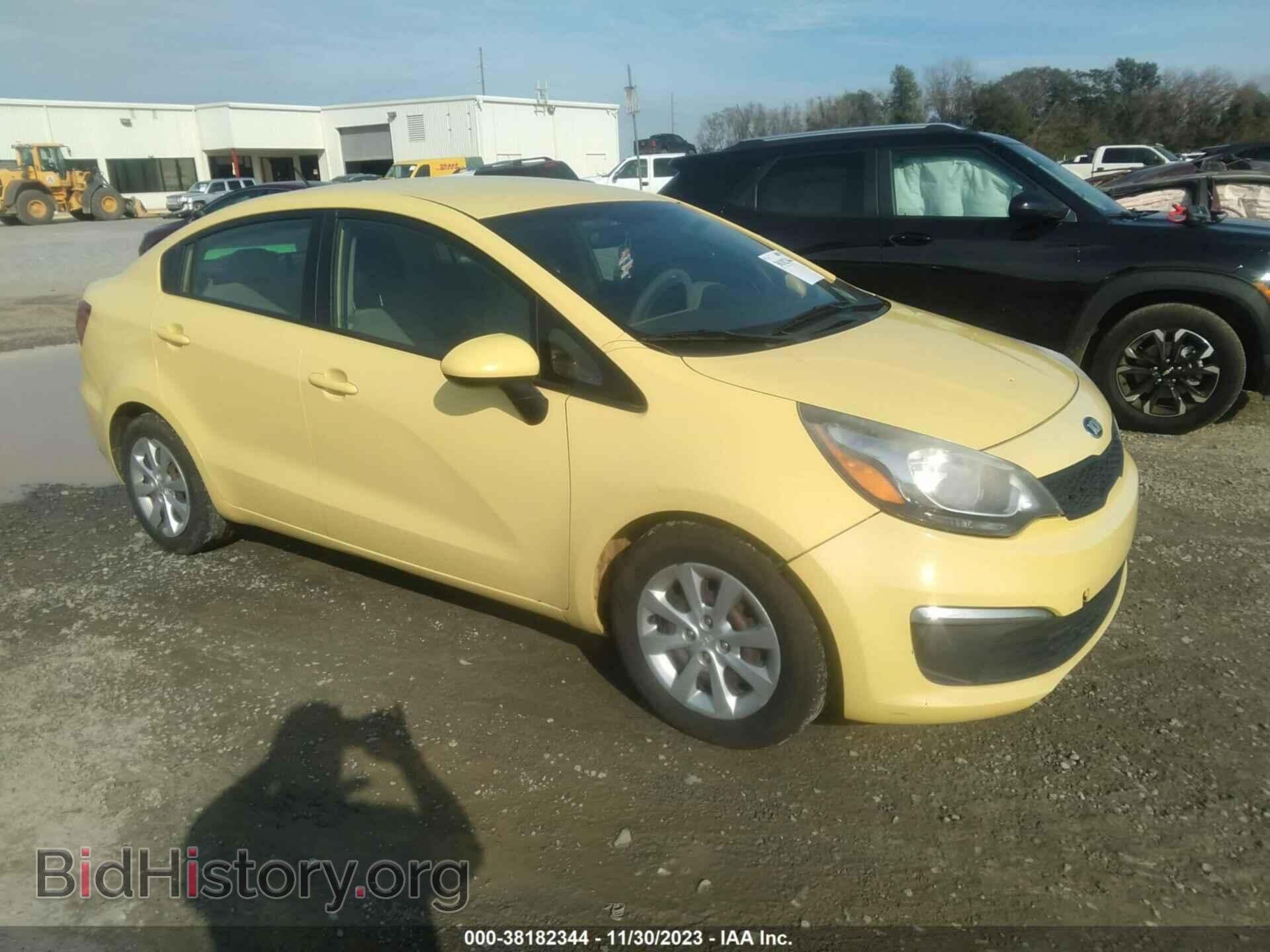 Фотография KNADM4A33G6540761 - KIA RIO 2016
