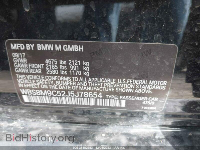 2018 BMW M3 (VIN WBS8M9C52J5J78654) — photo 9 of 16