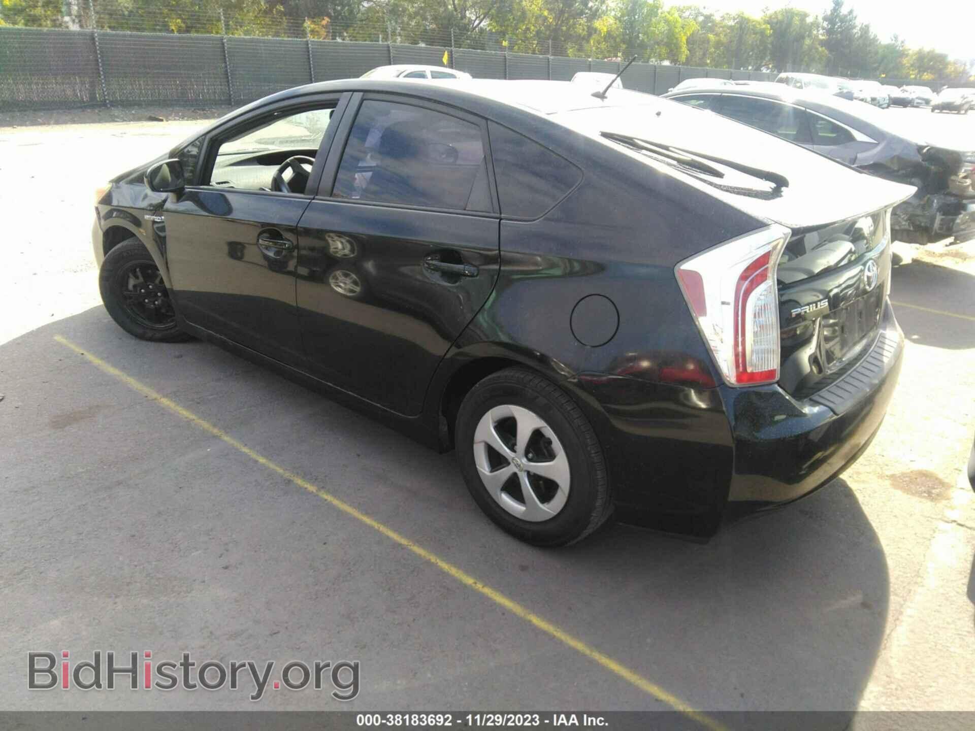 2012 TOYOTA PRIUS - VIN: JTDKN3DU2C1524676 - Фото 3