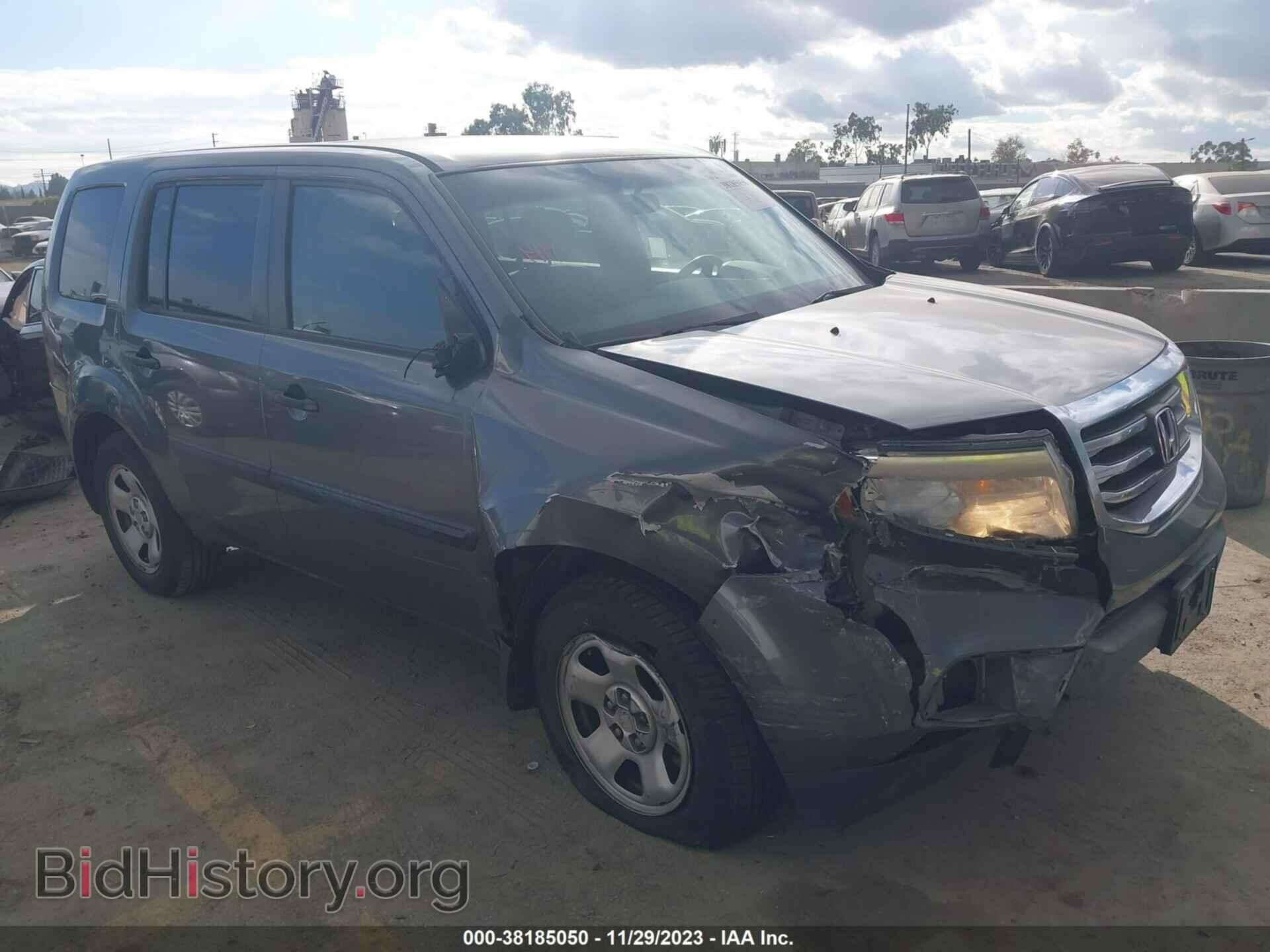 Фотография 5FNYF4H27CB069899 - HONDA PILOT 2012