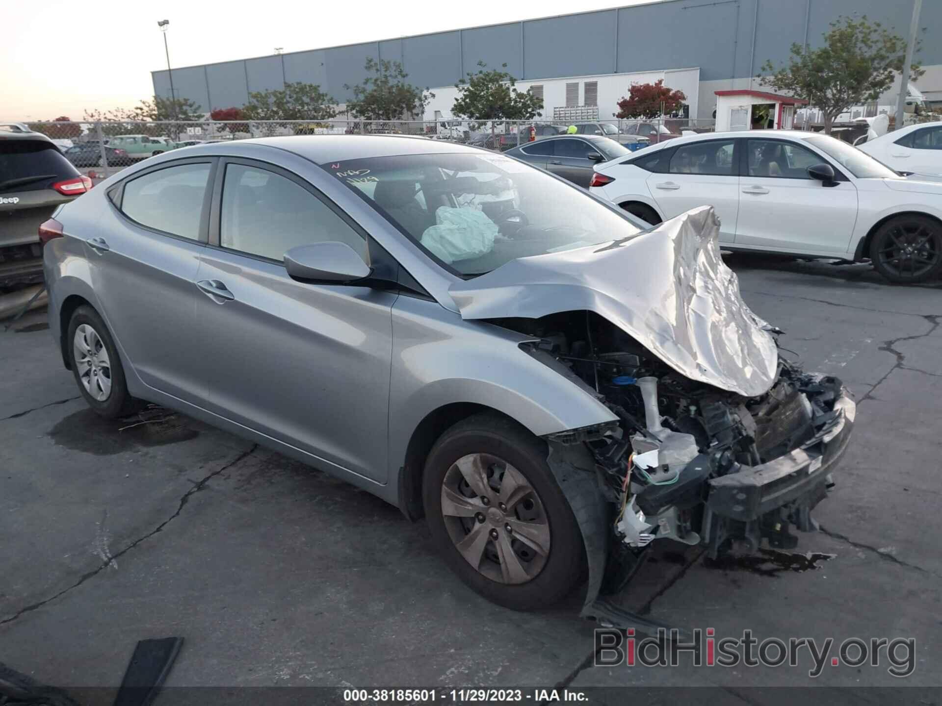 Фотография 5NPDH4AE0GH720214 - HYUNDAI ELANTRA 2016