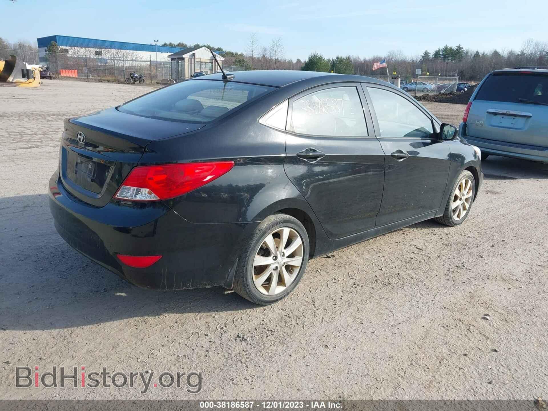 2012 HYUNDAI ACCENT - VIN: KMHCU4AE6CU130148 - Фото 4