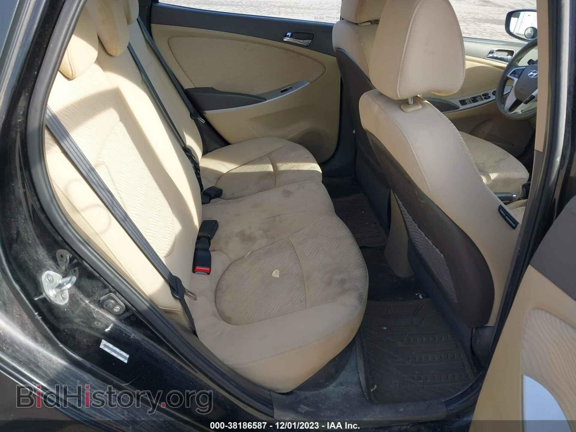 2012 HYUNDAI ACCENT - VIN: KMHCU4AE6CU130148 - Фото 8