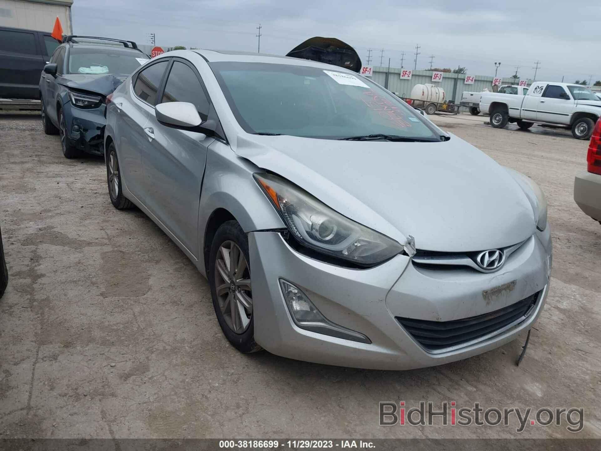 Photo 5NPDH4AE5FH597203 - HYUNDAI ELANTRA 2015