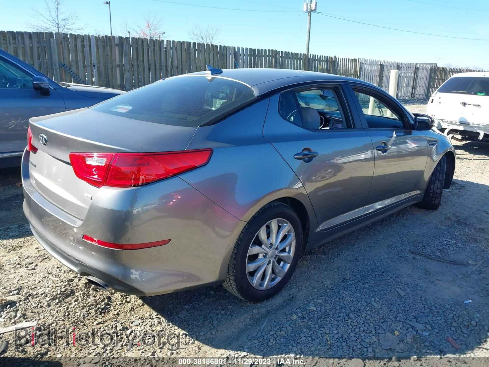 2014 KIA OPTIMA - VIN: 5XXGM4A74EG329764 - Фото 4