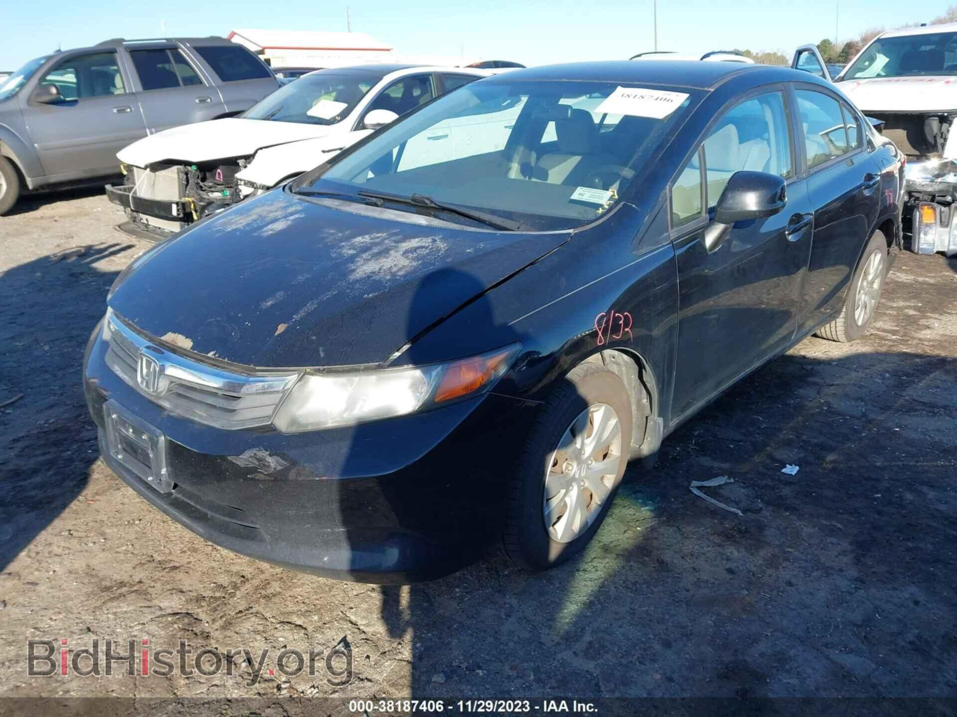 2012 HONDA CIVIC - VIN: 19XFB2F55CE384615 - Фото 2