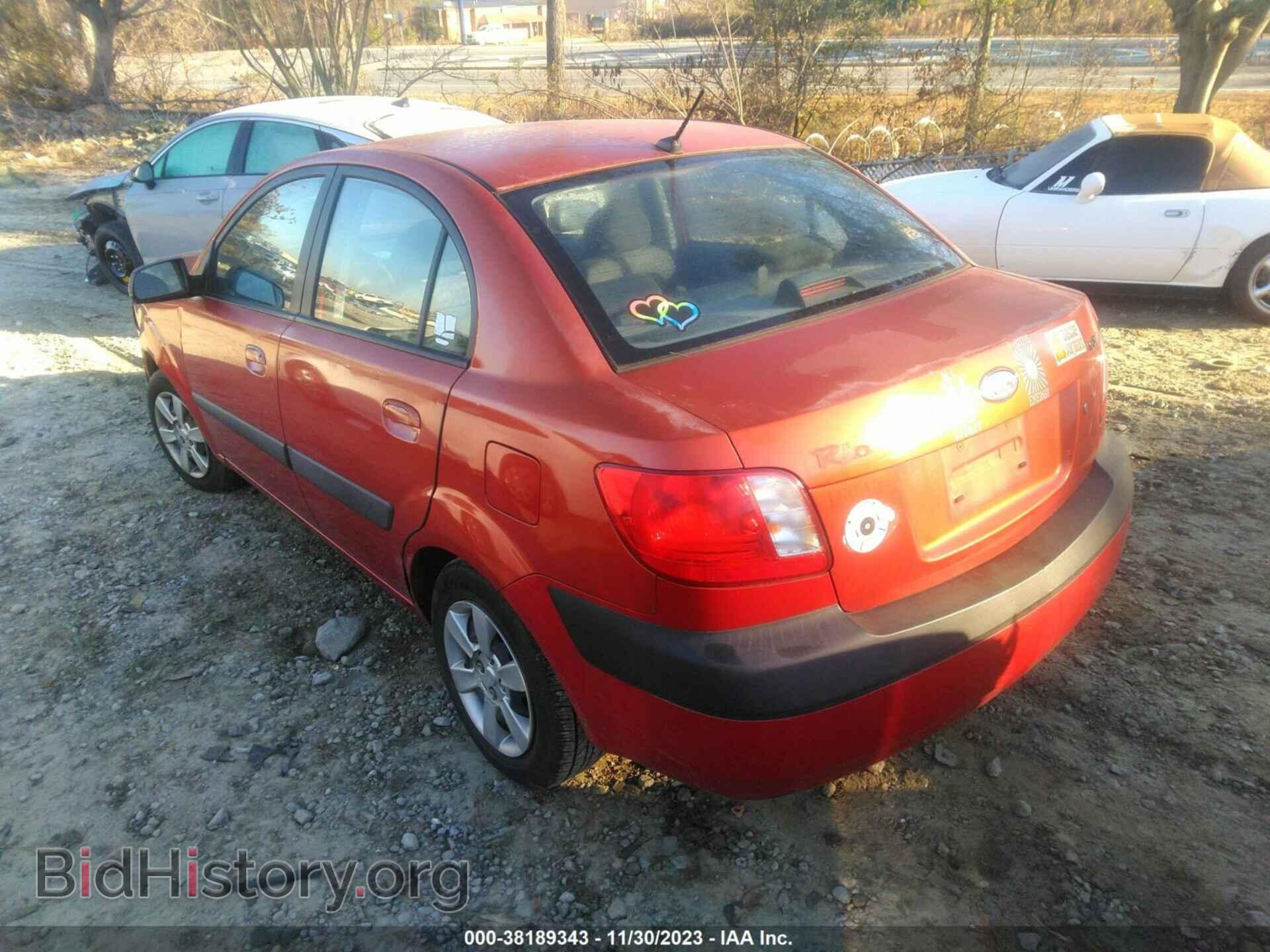 2007 KIA RIO - VIN: KNADE123776241235 - Photo 3