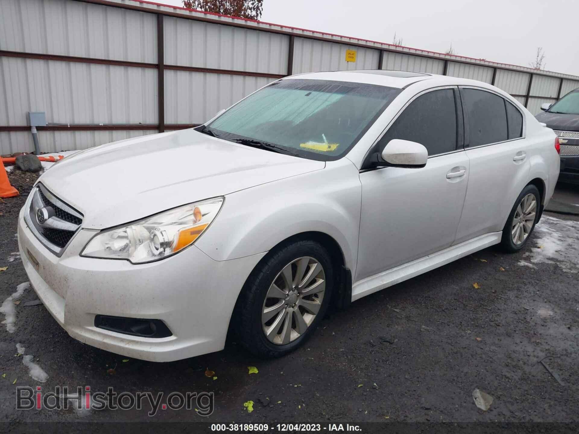 2012 SUBARU LEGACY - VIN: 4S3BMDG66C2019997 - Фото 2