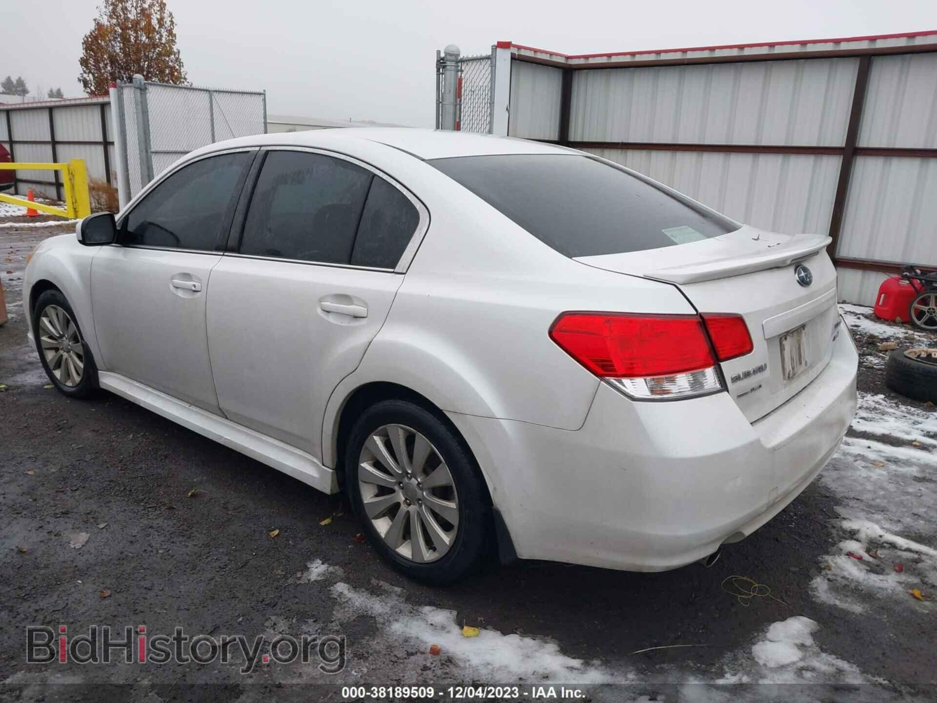 2012 SUBARU LEGACY - VIN: 4S3BMDG66C2019997 - Фото 3