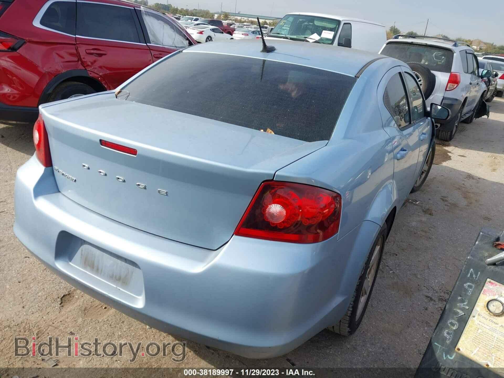 2013 DODGE AVENGER - VIN: 1C3CDZAB7DN563145 - Фото 4
