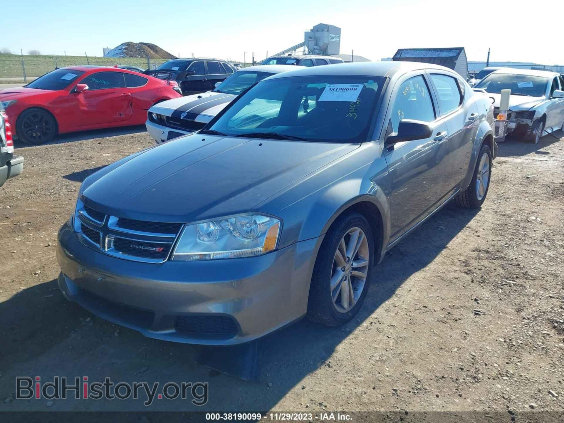 2012 DODGE AVENGER - VIN: 1C3CDZAG2CN314925 - Фото 2