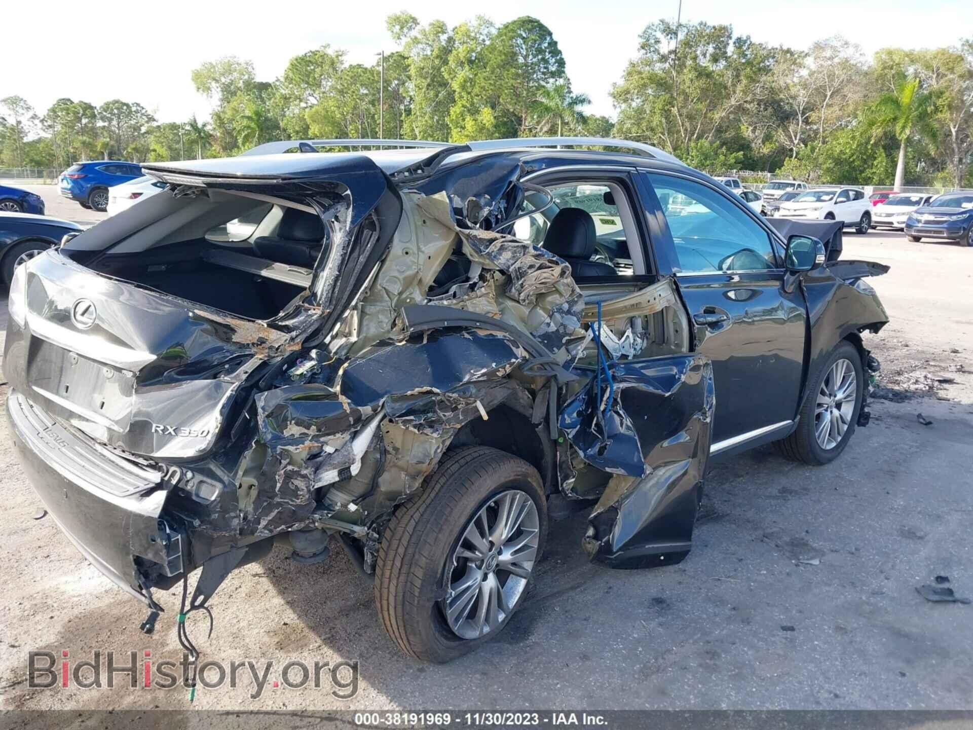 2013 LEXUS RX 350 - VIN: 2T2BK1BA4DC201549 - Фото 4