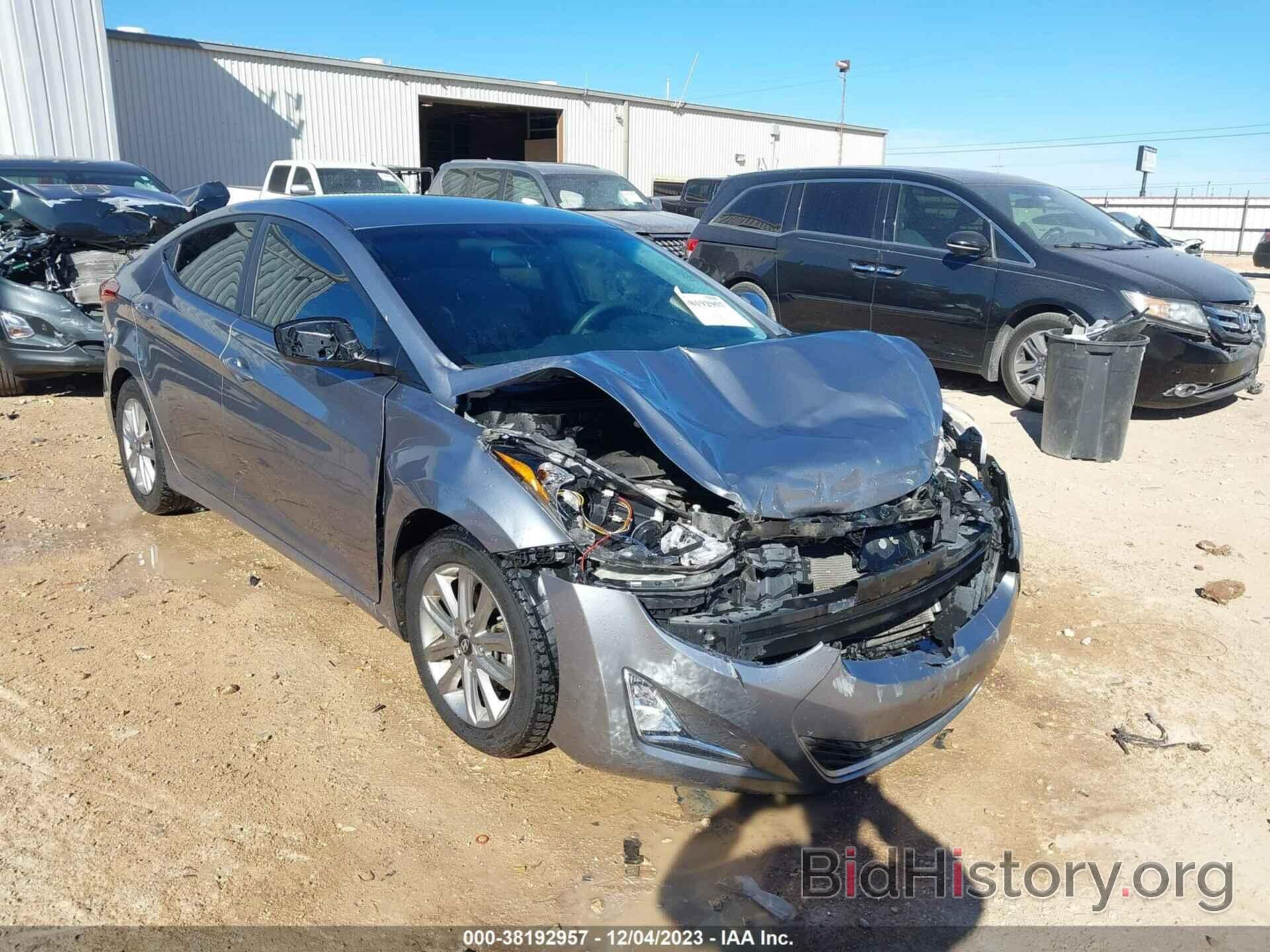 Photo 5NPDH4AE8FH607724 - HYUNDAI ELANTRA 2015