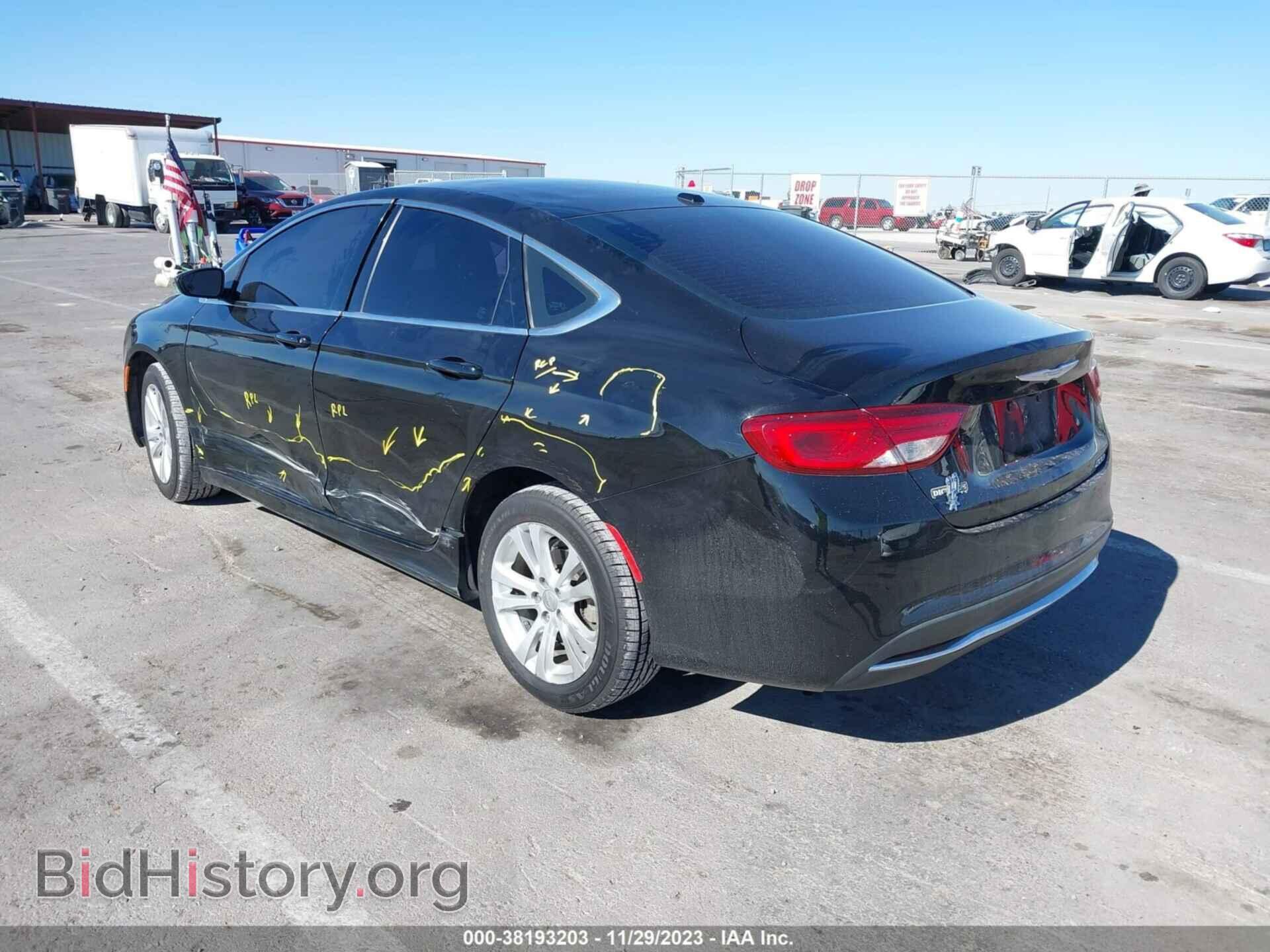 2015 CHRYSLER 200 - VIN: 1C3CCCAB7FN729330 - Фото 3