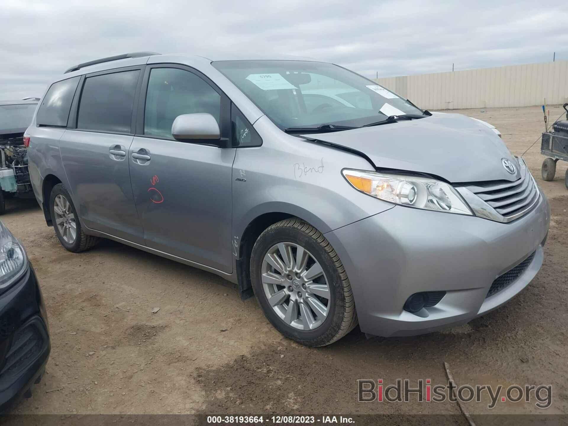 Фотография 5TDJZ3DC4HS153148 - TOYOTA SIENNA 2017