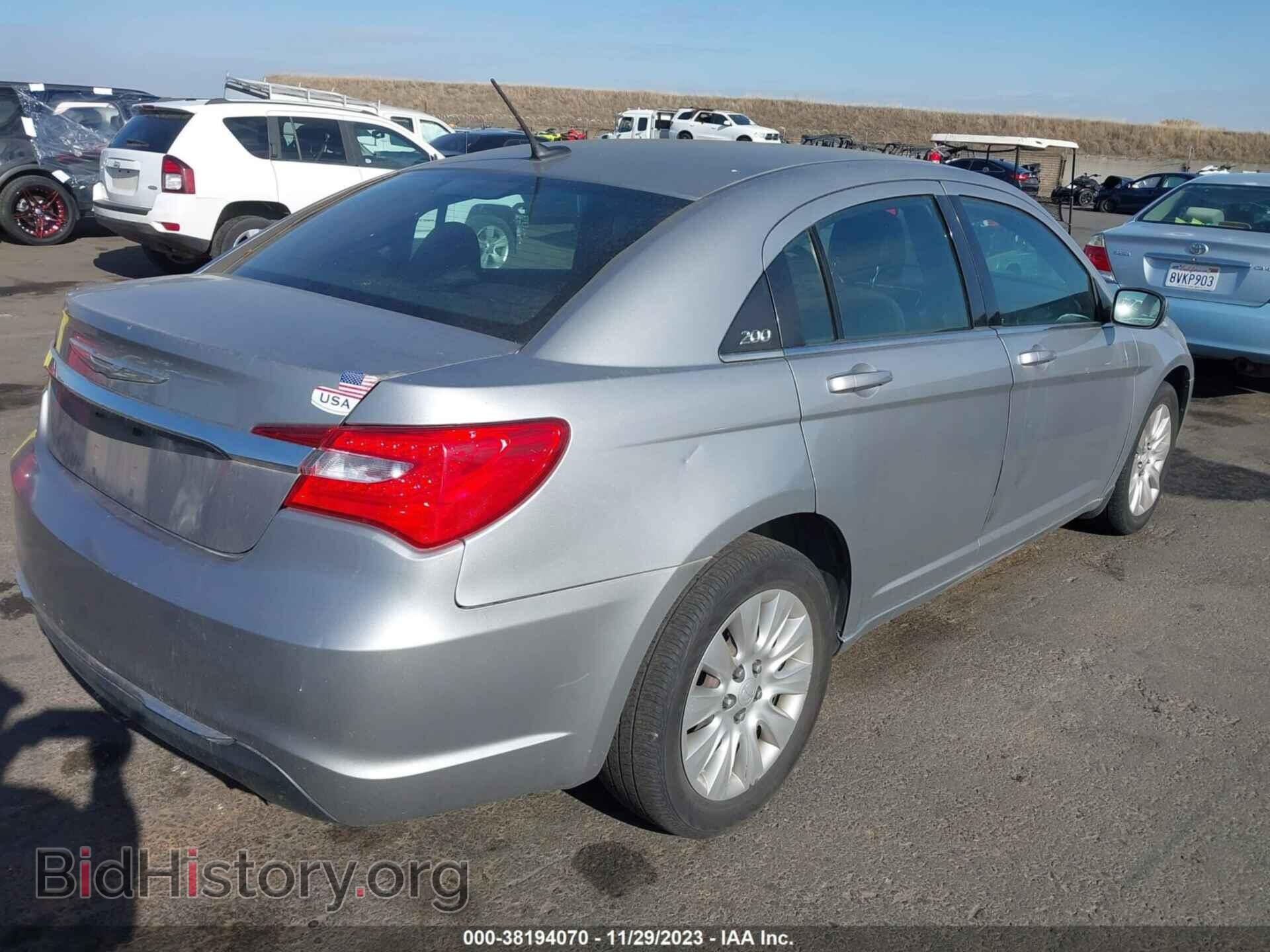 2014 CHRYSLER 200 - VIN: 1C3CCBABXEN197211 - Фото 4