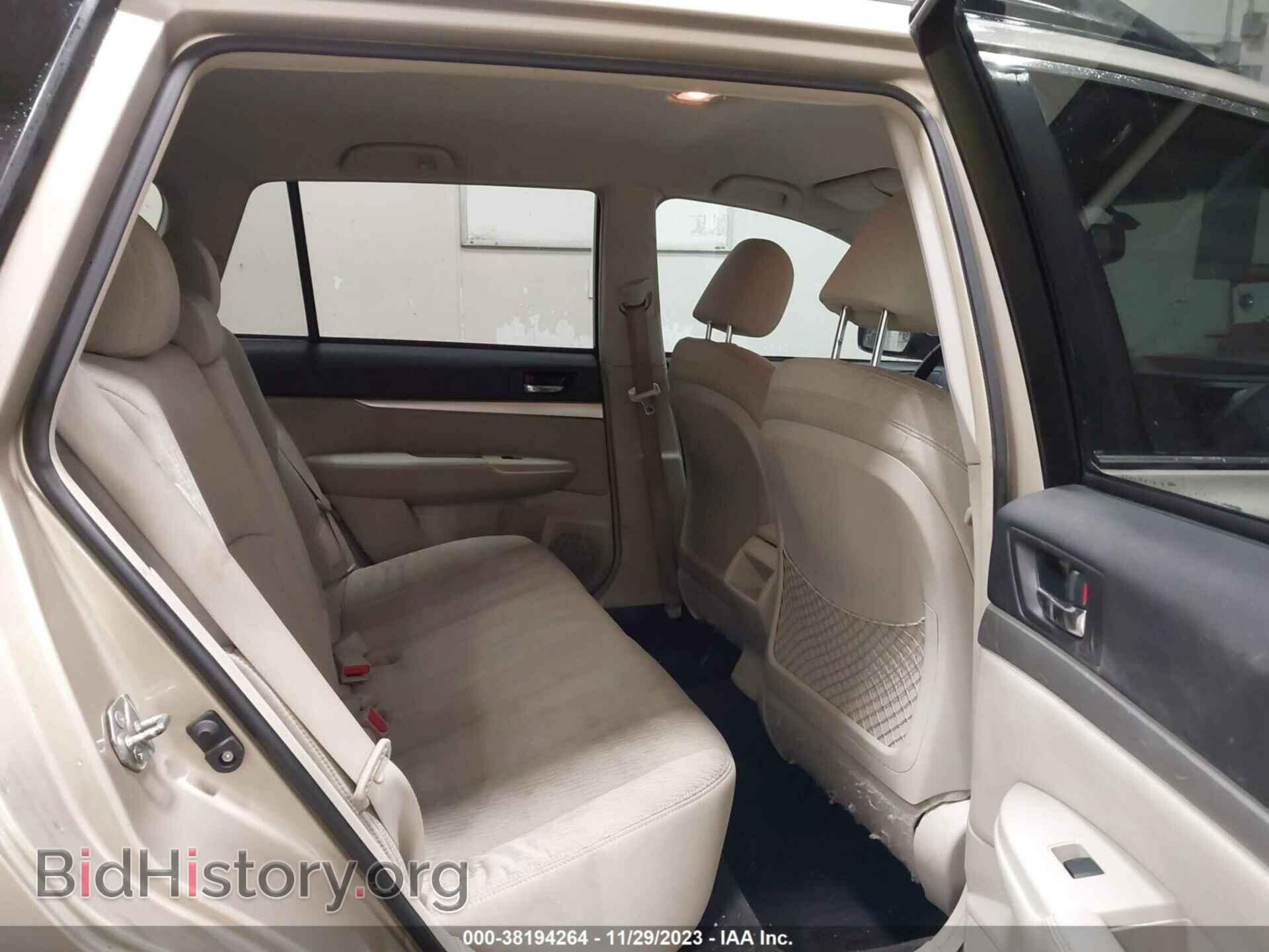2010 SUBARU OUTBACK - VIN: 4S4BRBFC8A3380471 - Фото 8