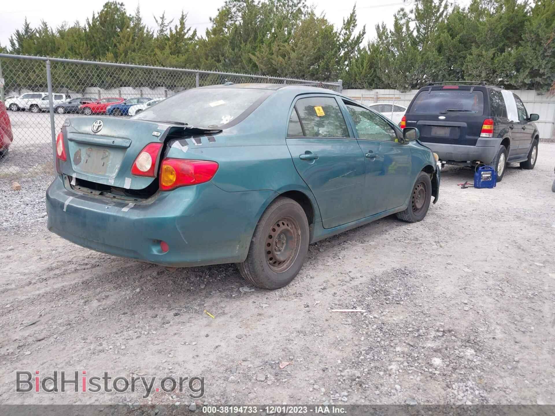 2009 TOYOTA COROLLA - VIN: 2T1BU40E39C150400 - Фото 4