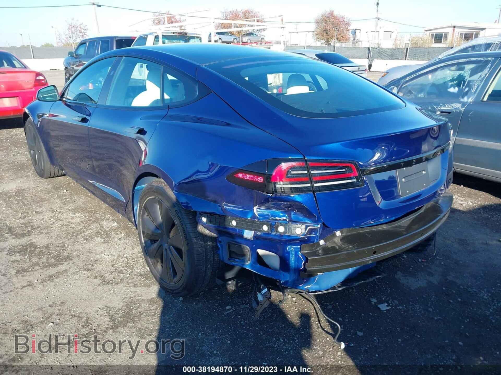 2023 TESLA MODEL S - VIN: 5YJSA1E5XPF522811 - Фото 3