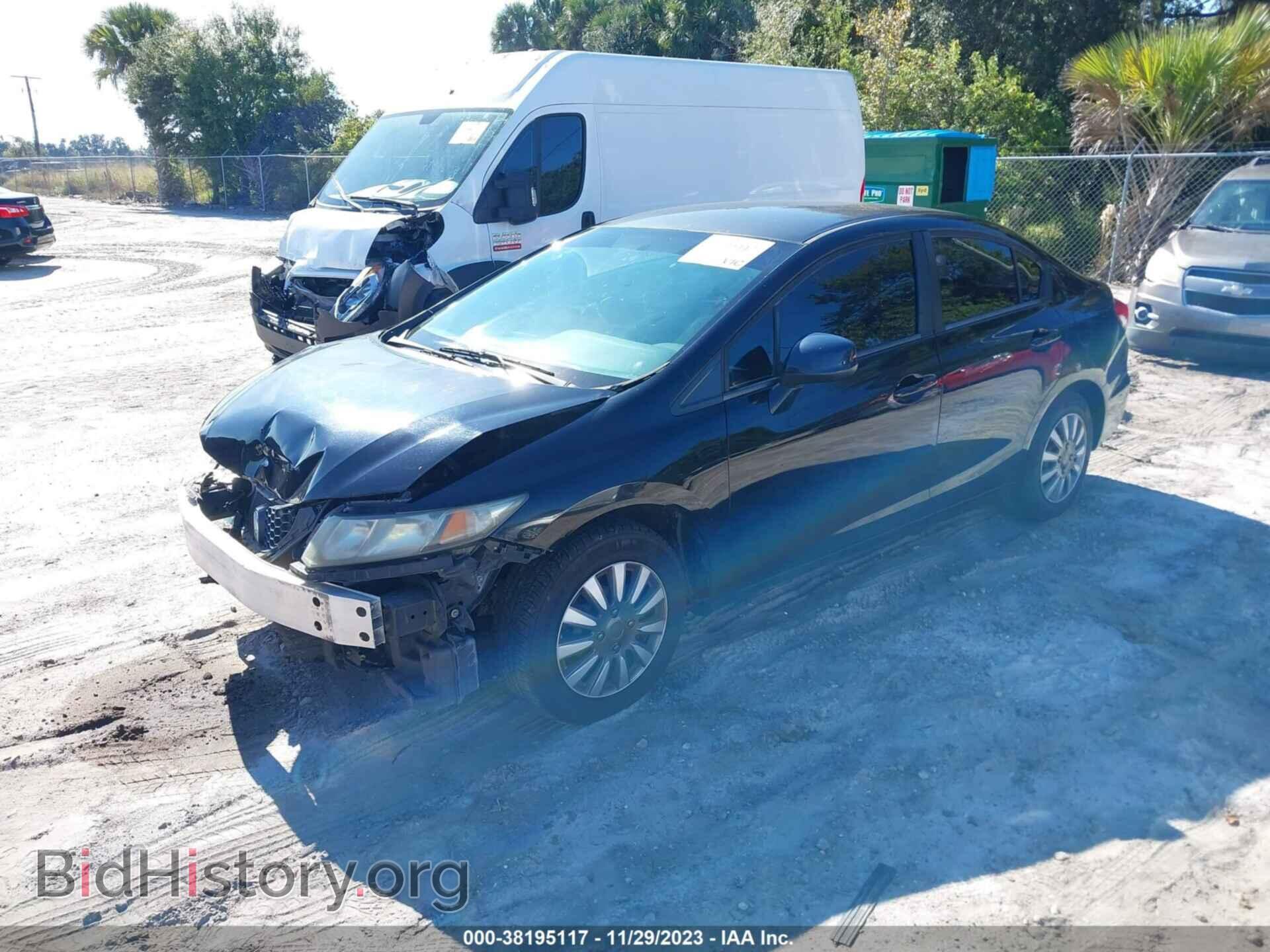 2014 HONDA CIVIC - VIN: 19XFB2F5XEE047411 - Фото 2