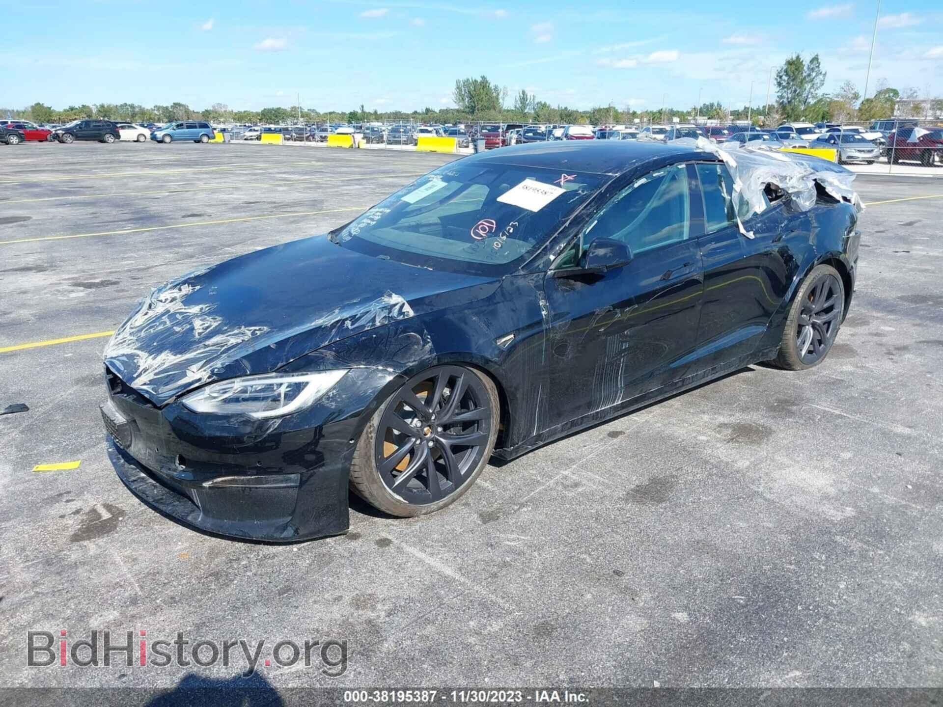 2021 TESLA MODEL S - VIN: 5YJSA1E67MF435680 - Фото 2