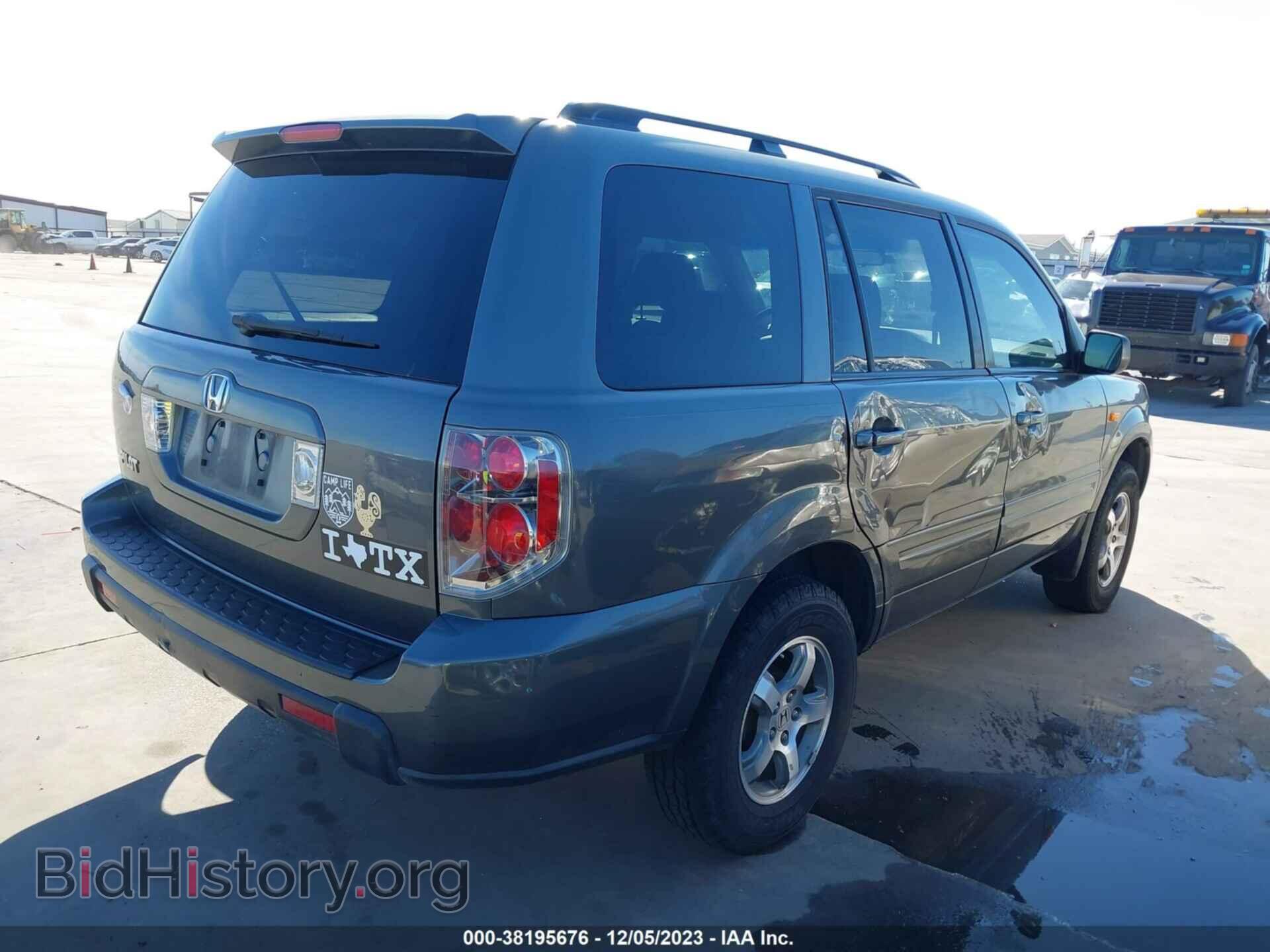 2007 HONDA PILOT - VIN: 5FNYF28467B034458 - Photo 4