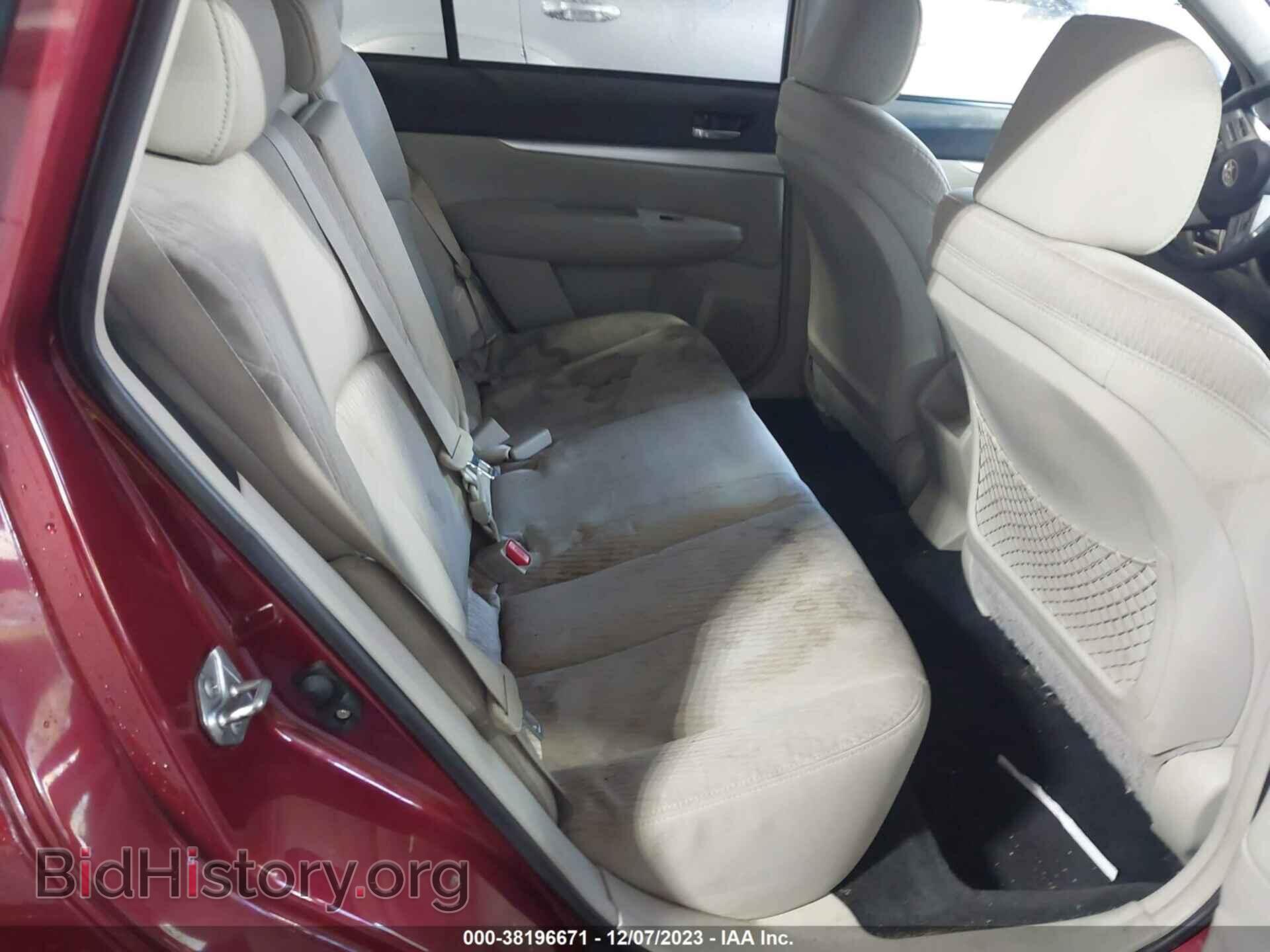 2011 SUBARU OUTBACK - VIN: 4S4BRDCC6B2366494 - Фото 8