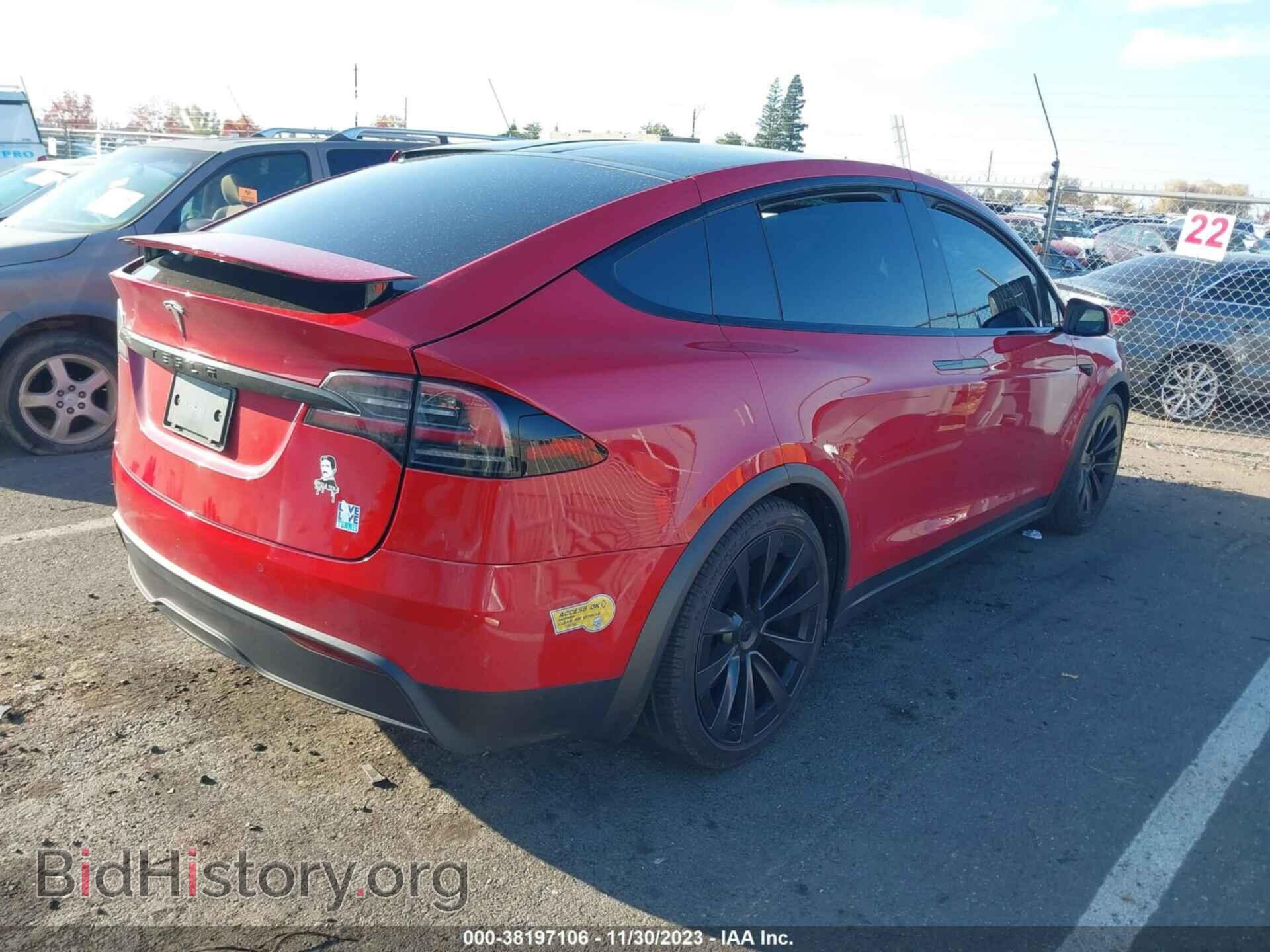 2022 TESLA MODEL X - VIN: 7SAXCAE52NF351536 - Фото 4