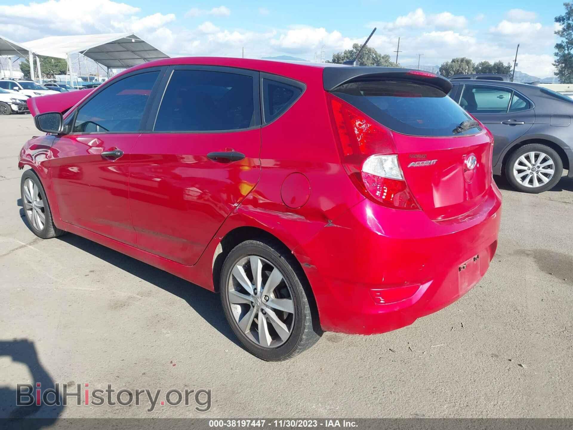 2012 HYUNDAI ACCENT - VIN: KMHCU5AE4CU046593 - Фото 3
