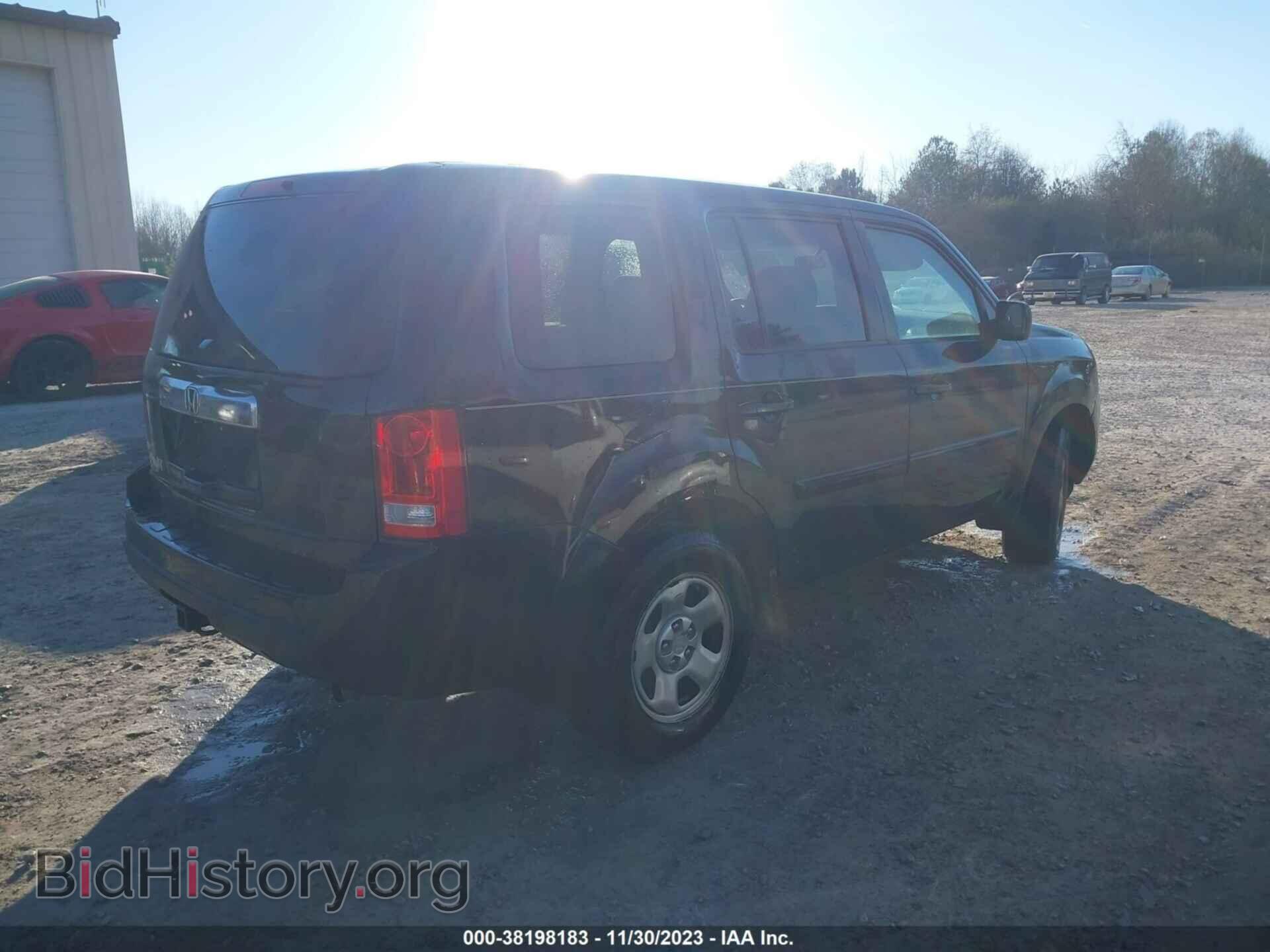 2009 HONDA PILOT - VIN: 5FNYF38259B010823 - Фото 4