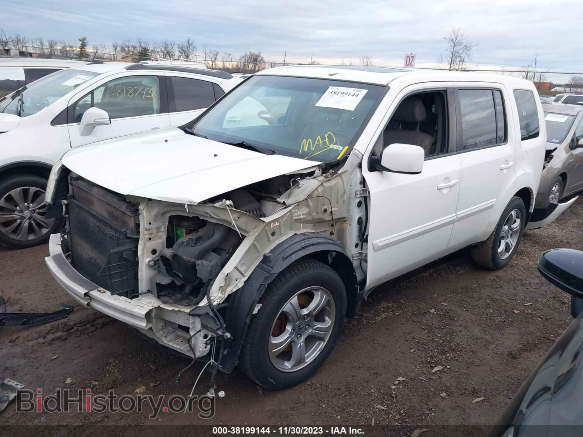 2012 HONDA PILOT - VIN: 5FNYF3H51CB019116 - Фото 2