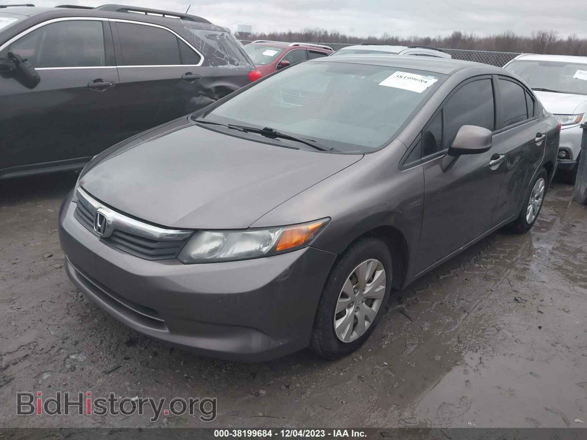 2012 HONDA CIVIC - VIN: 19XFB2F51CE323634 - Фото 2